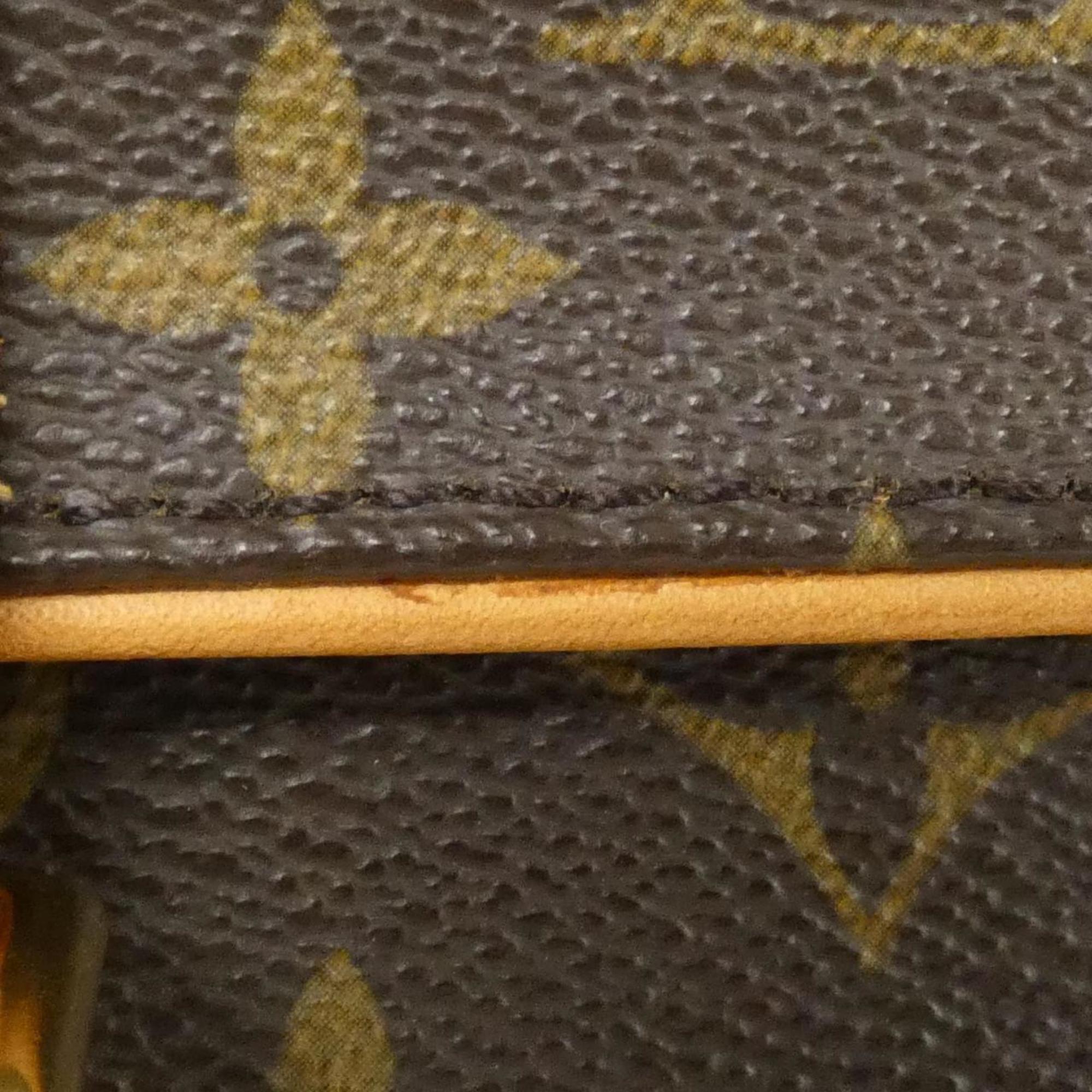 Louis Vuitton Marron Coated Canvas Backpack (Pre-Owned)