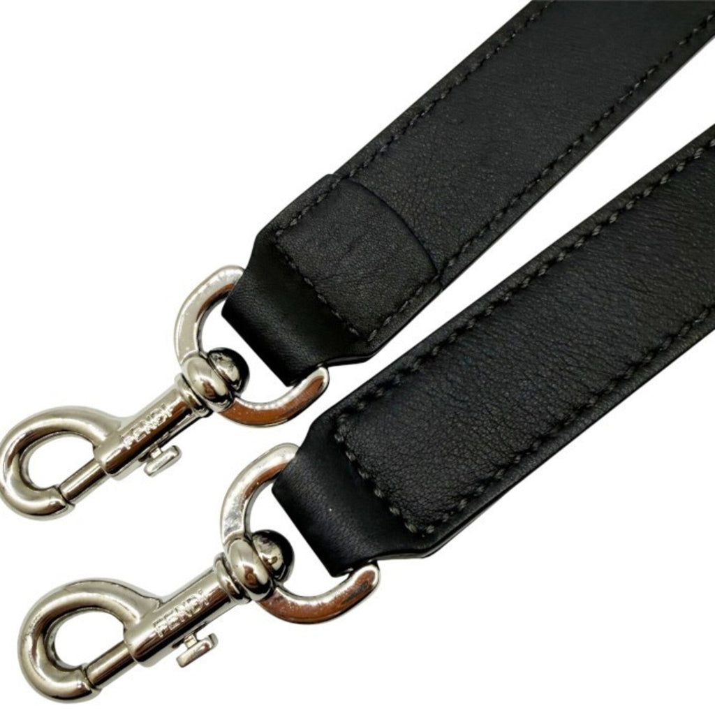 Fendi By The Way Black Leather Shoulder Bag (Pre-Owned)