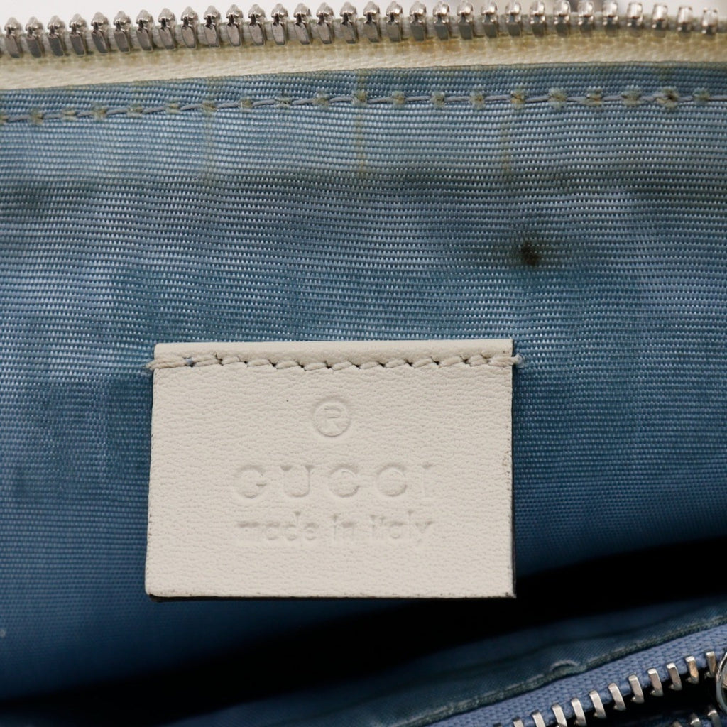 Gucci White Leather Shoulder Bag (Pre-Owned)