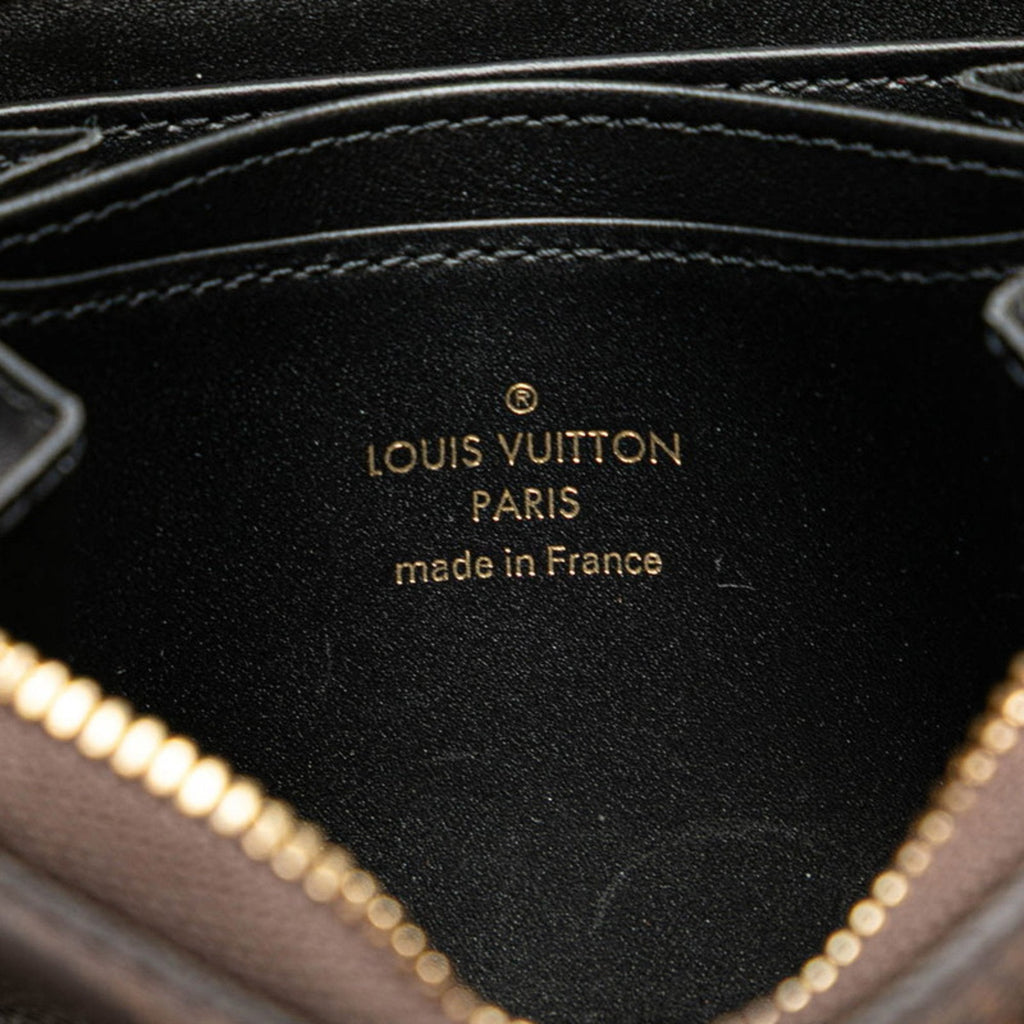 Louis Vuitton Brown Pvc Leather Coin Purse/Coin Case (Pre-Owned)