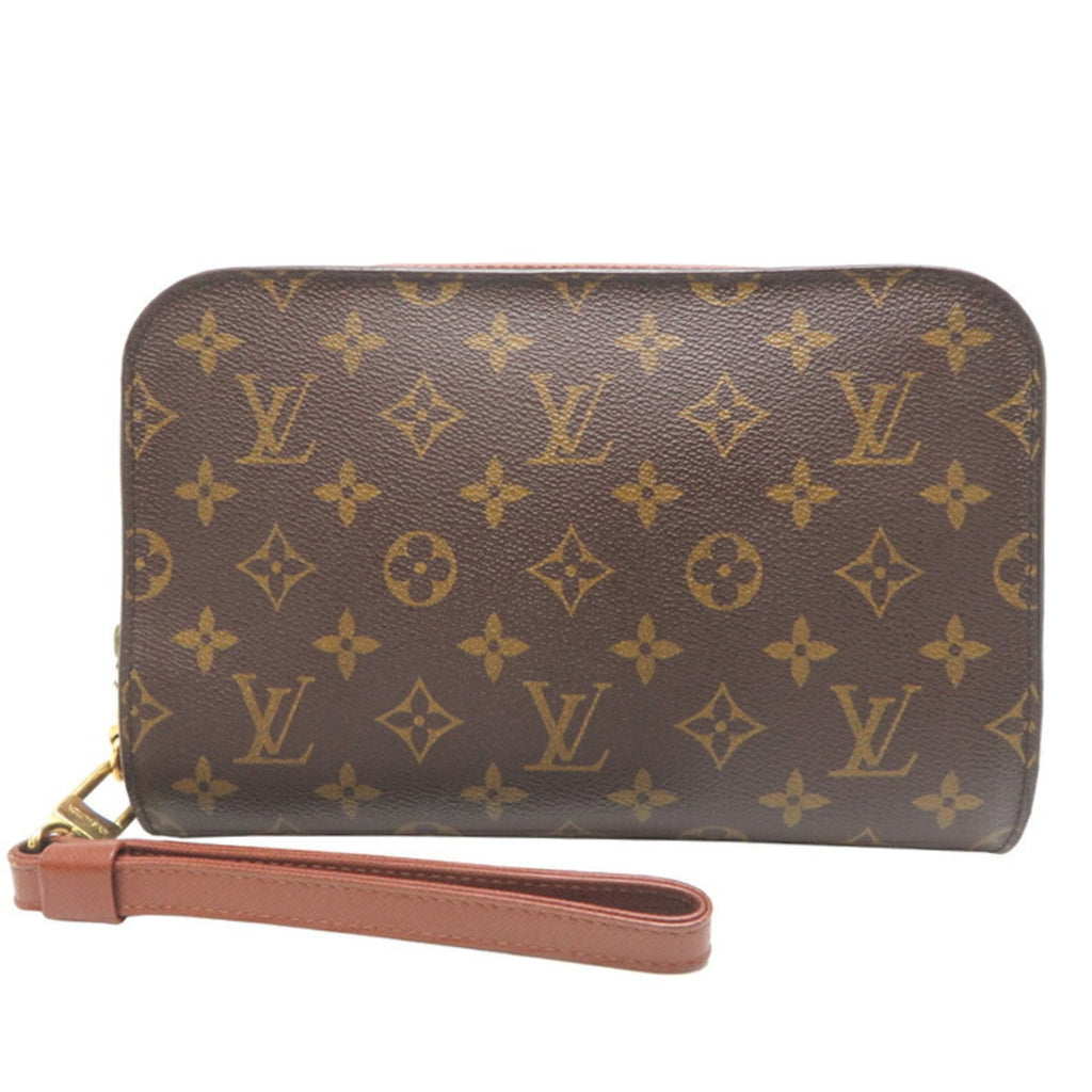 Louis Vuitton Brown Monogram Monogram Clutch Bag (Pre-Owned)