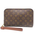 Louis Vuitton Brown Monogram Monogram Clutch Bag (Pre-Owned)