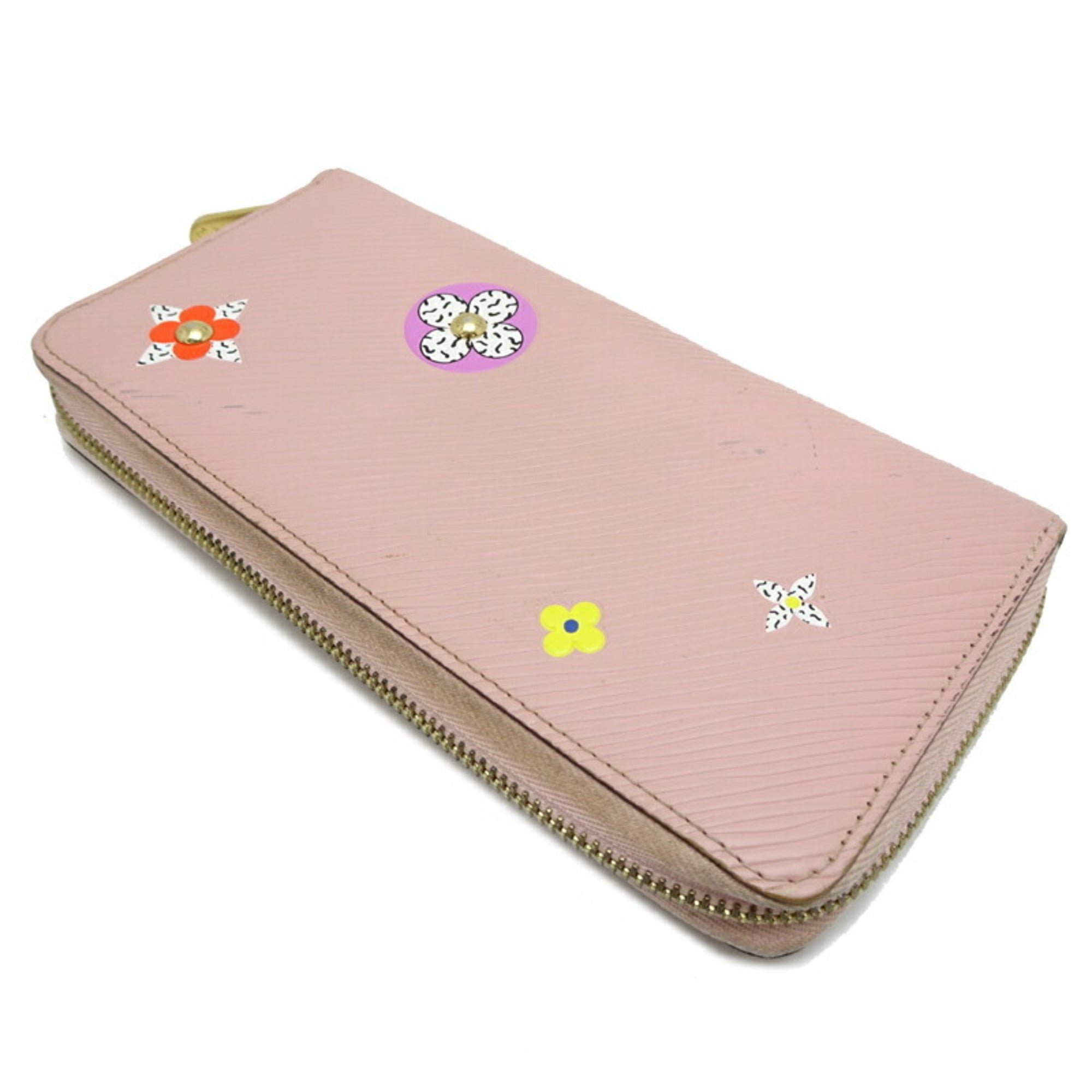 Louis Vuitton Pink Rose Ballerine Epi Leather Long Wallet (Bi-Fold) (Pre-Owned)