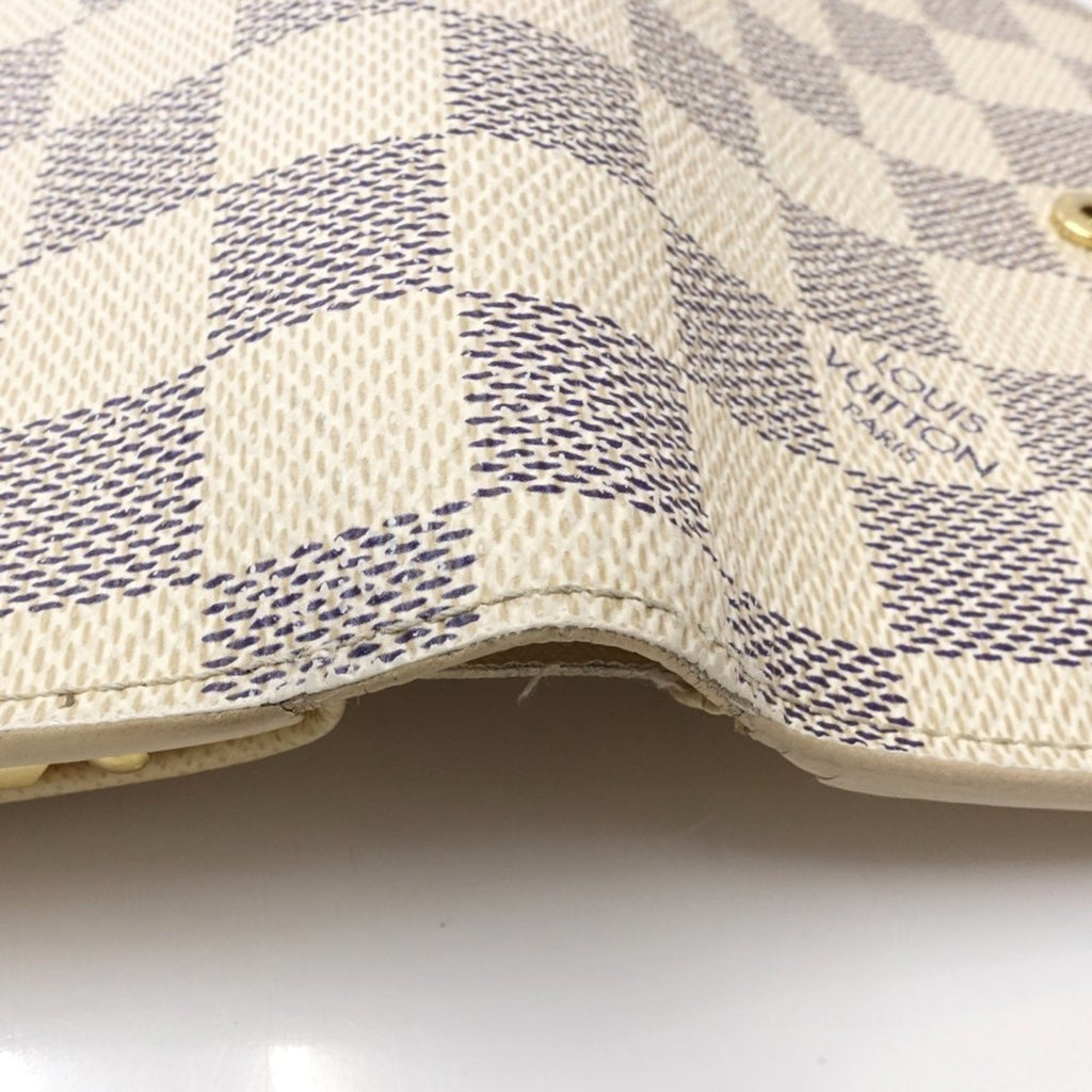 Louis Vuitton Damier Azur Damier Azur Damier Azur Wallet (Bi-Fold) (Pre-Owned)