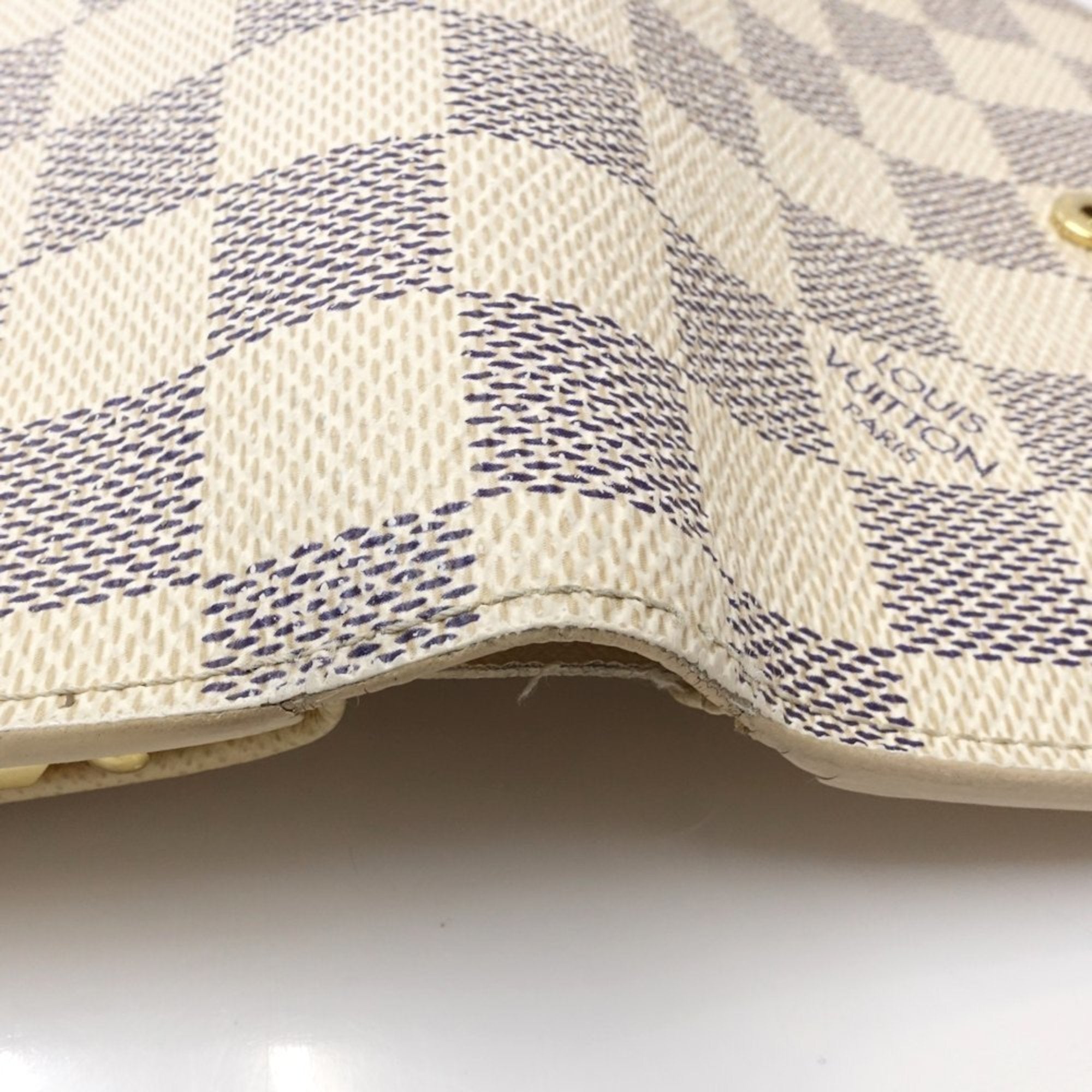 Louis Vuitton Damier Azur Damier Azur Damier Azur Wallet (Bi-Fold) (Pre-Owned)