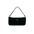 Prada Black Nylon Handbag Pouch Shoulder Bag (Pre-Owned)