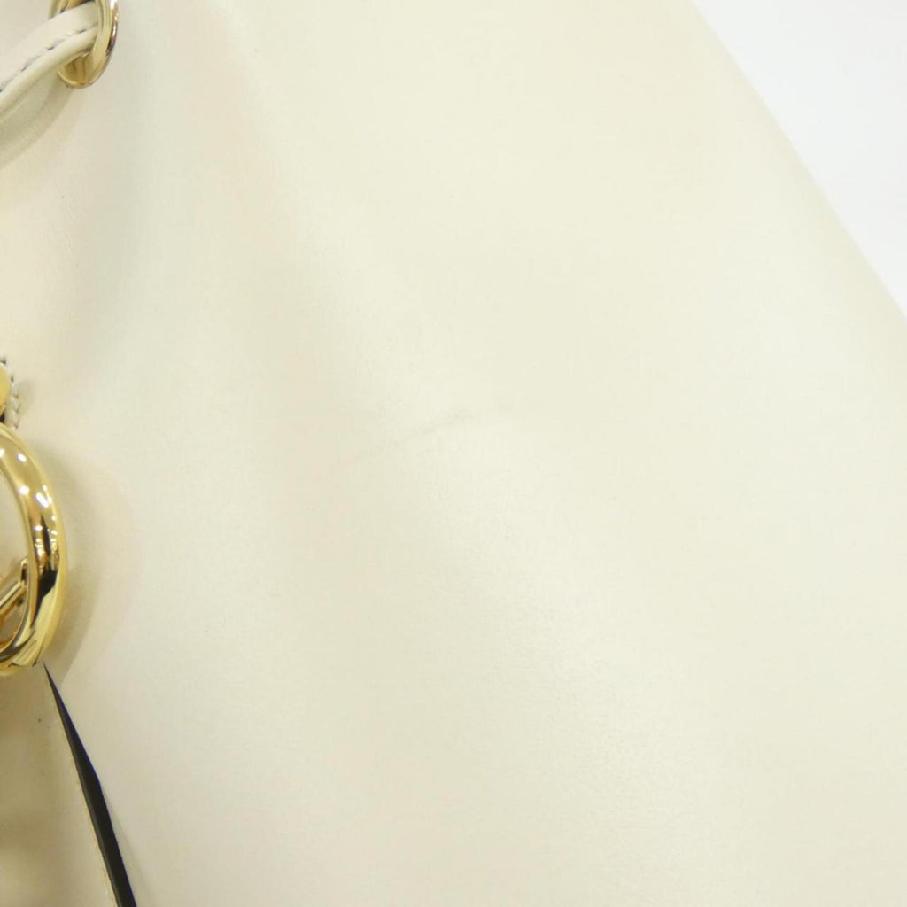 Fendi Beige Leather Handbag (Pre-Owned)