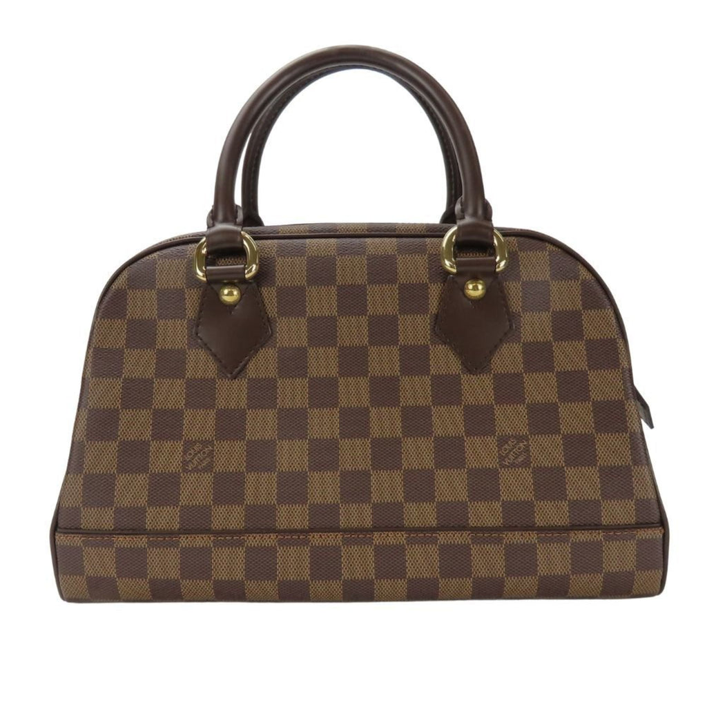 Louis Vuitton Brown Ebene Damier Canvas Leather Handbag (Pre-Owned)