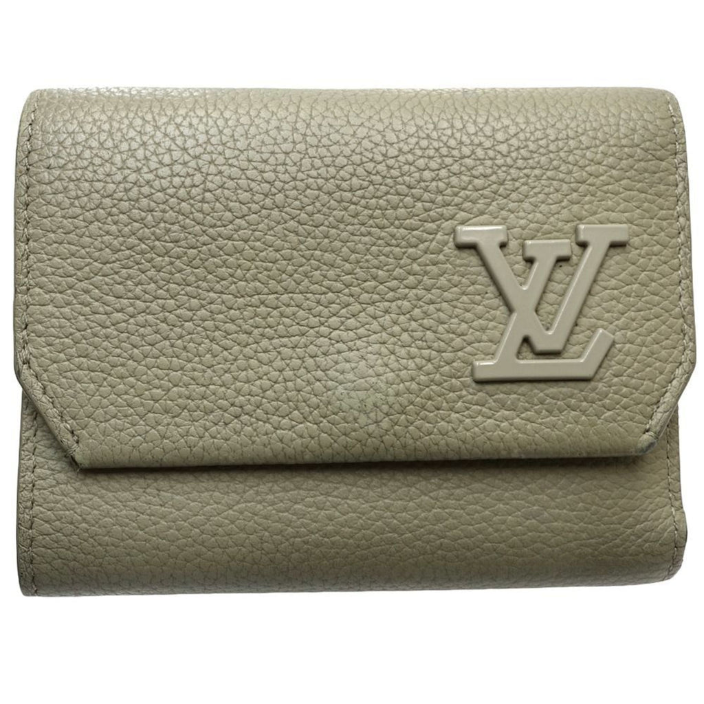 Louis Vuitton Leather Wallet (Tri-Fold) (Pre-Owned)