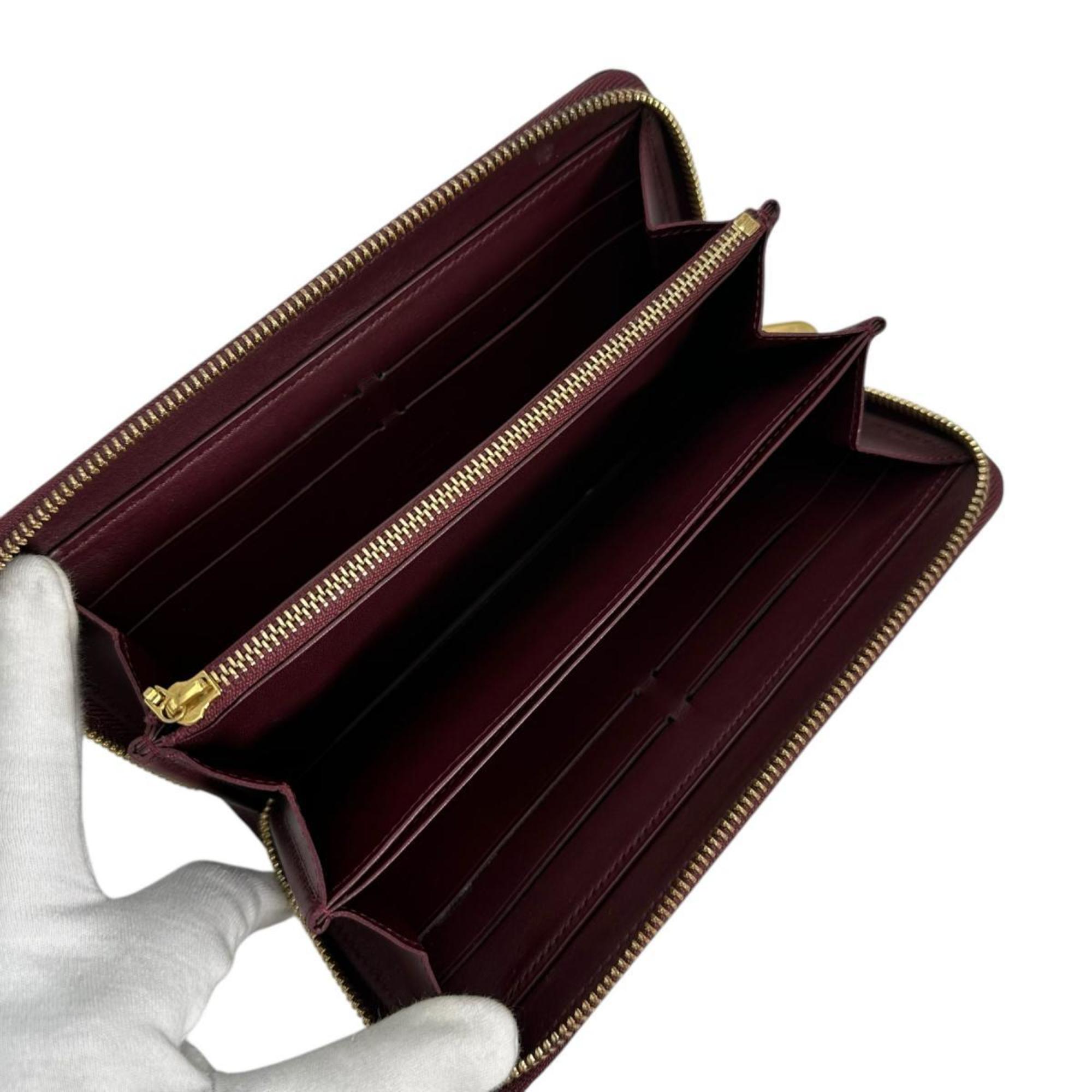Louis Vuitton Monogram Vernis Magenta Monogram Vernis Long Wallet (Bi-Fold) (Pre-Owned)