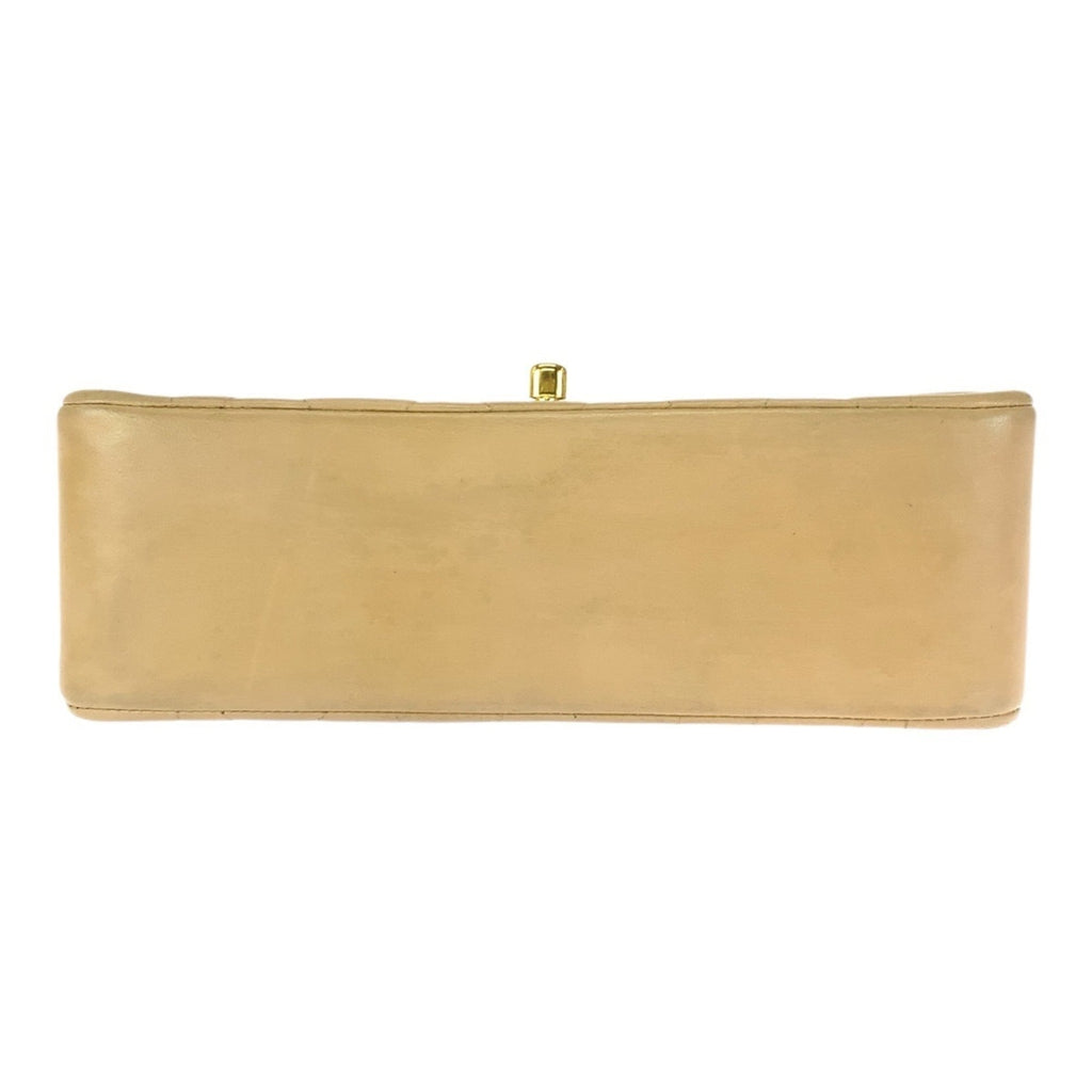 Chanel Matelasse Beige Leather Shoulder Bag (Pre-Owned)