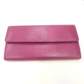 Louis Vuitton Epi Fuchsia Purple Epi Leather Long Wallet (Bi-Fold) (Pre-Owned)