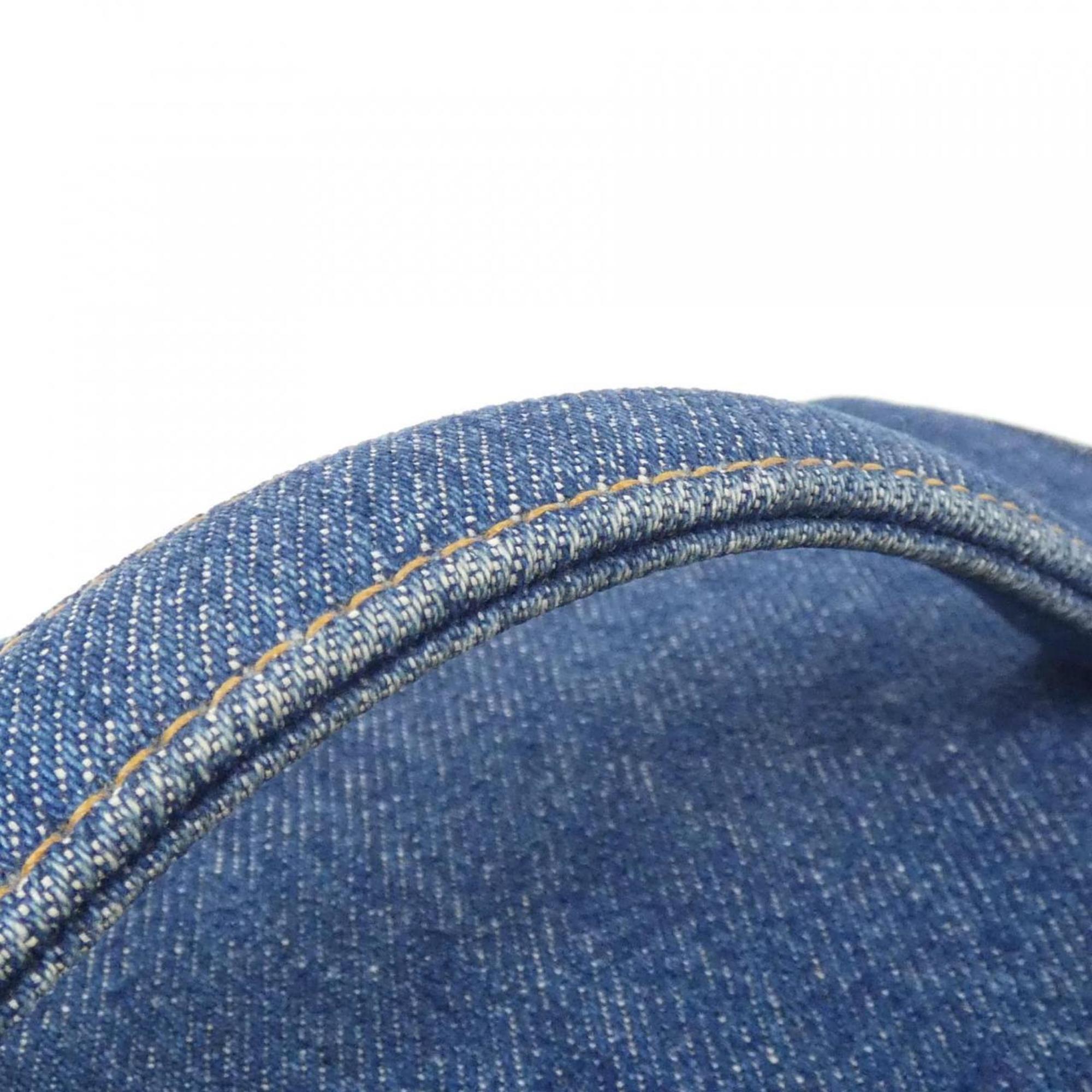 Chanel Blue Denim Handbag (Pre-Owned)