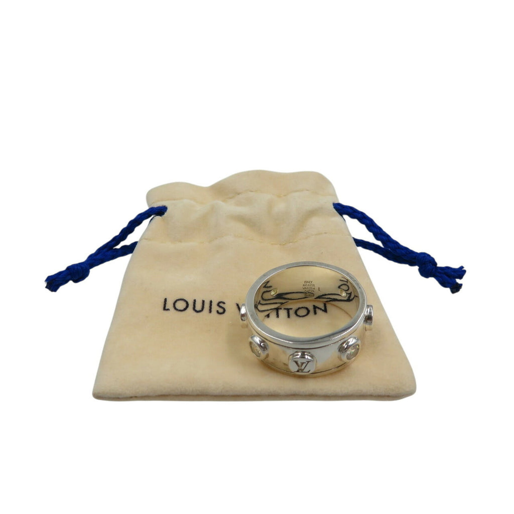 Louis Vuitton Silver Silver 925 Band Ring (Pre-Owned)