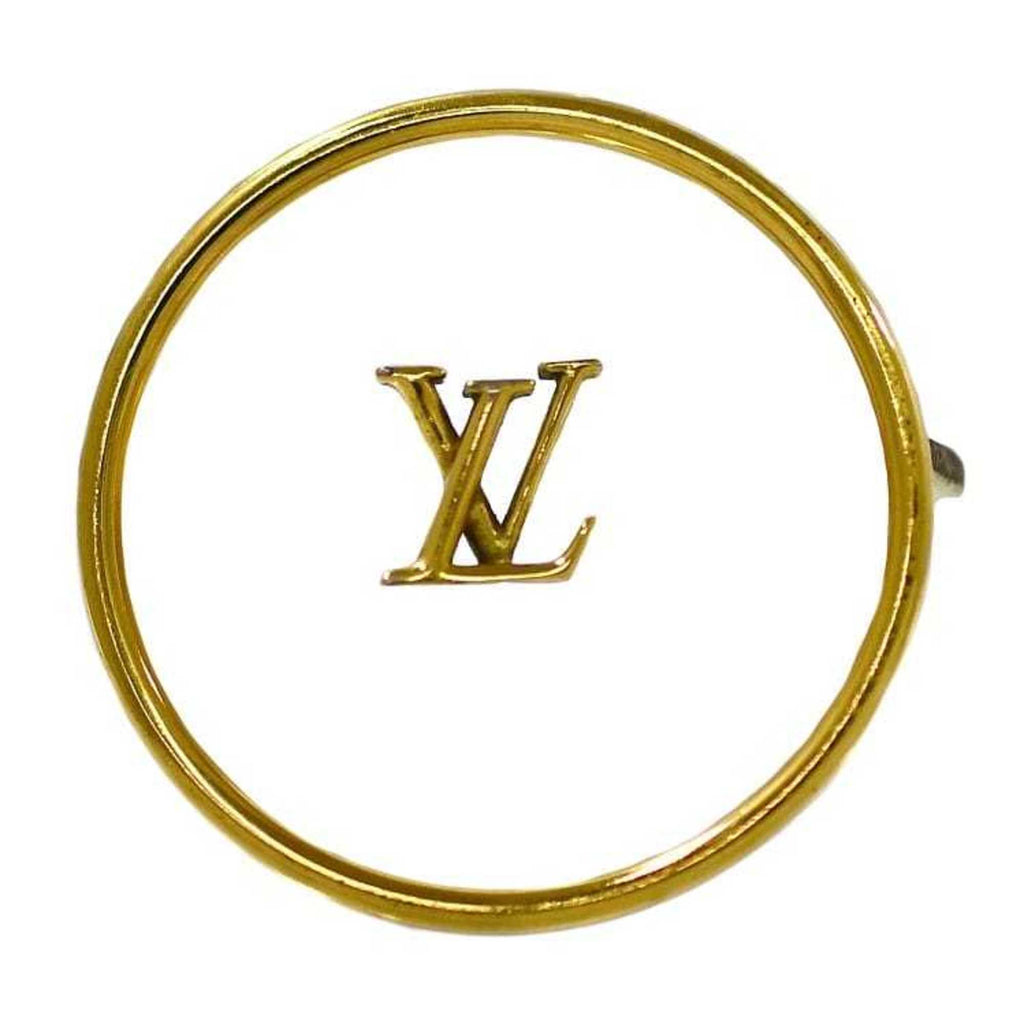 Louis Vuitton Gold Plating Band Ring (Pre-Owned)