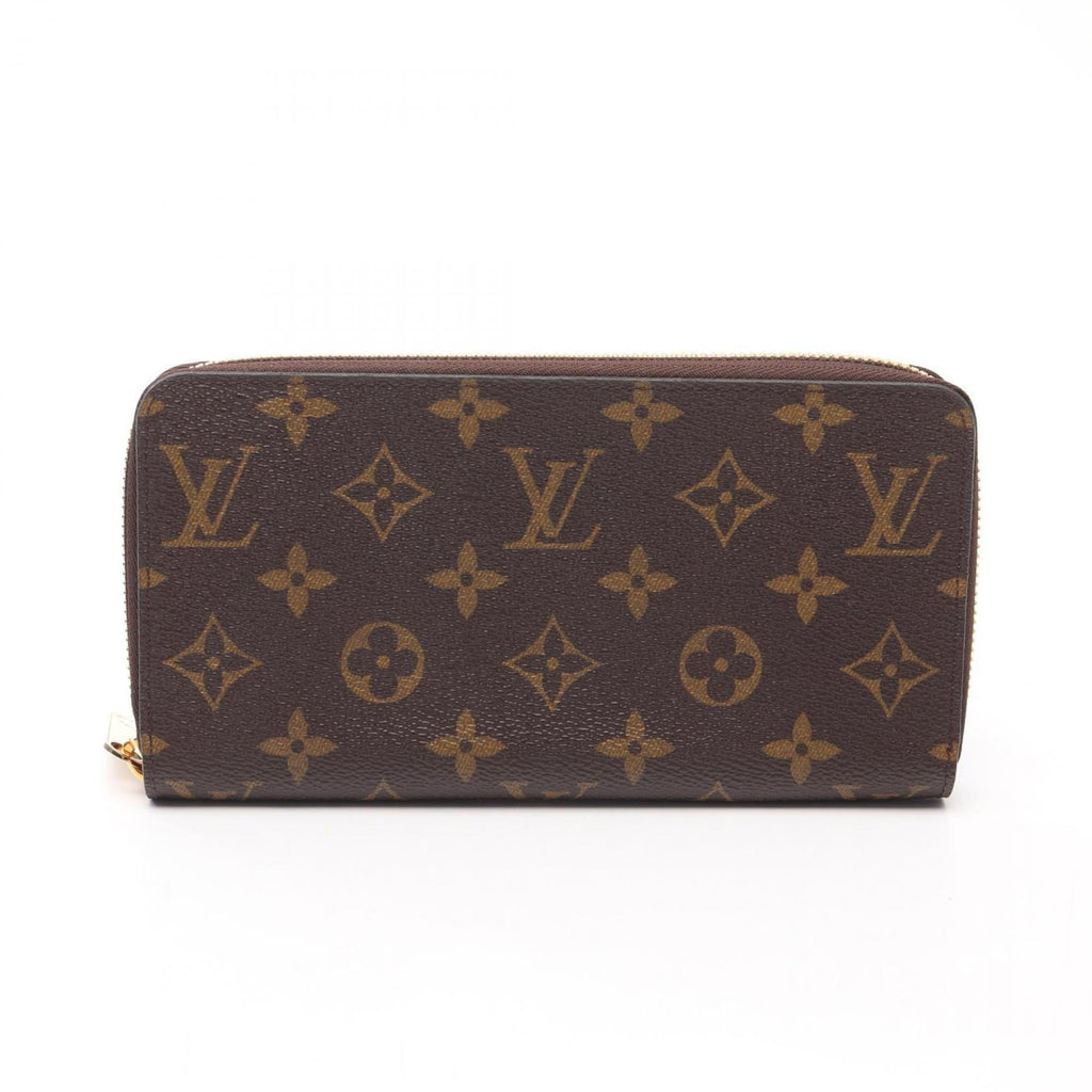 Louis Vuitton Brown Fuchsia Pink Pvc Coated Canvas Leather Long Wallet (Bi-Fold) (Pre-Owned)