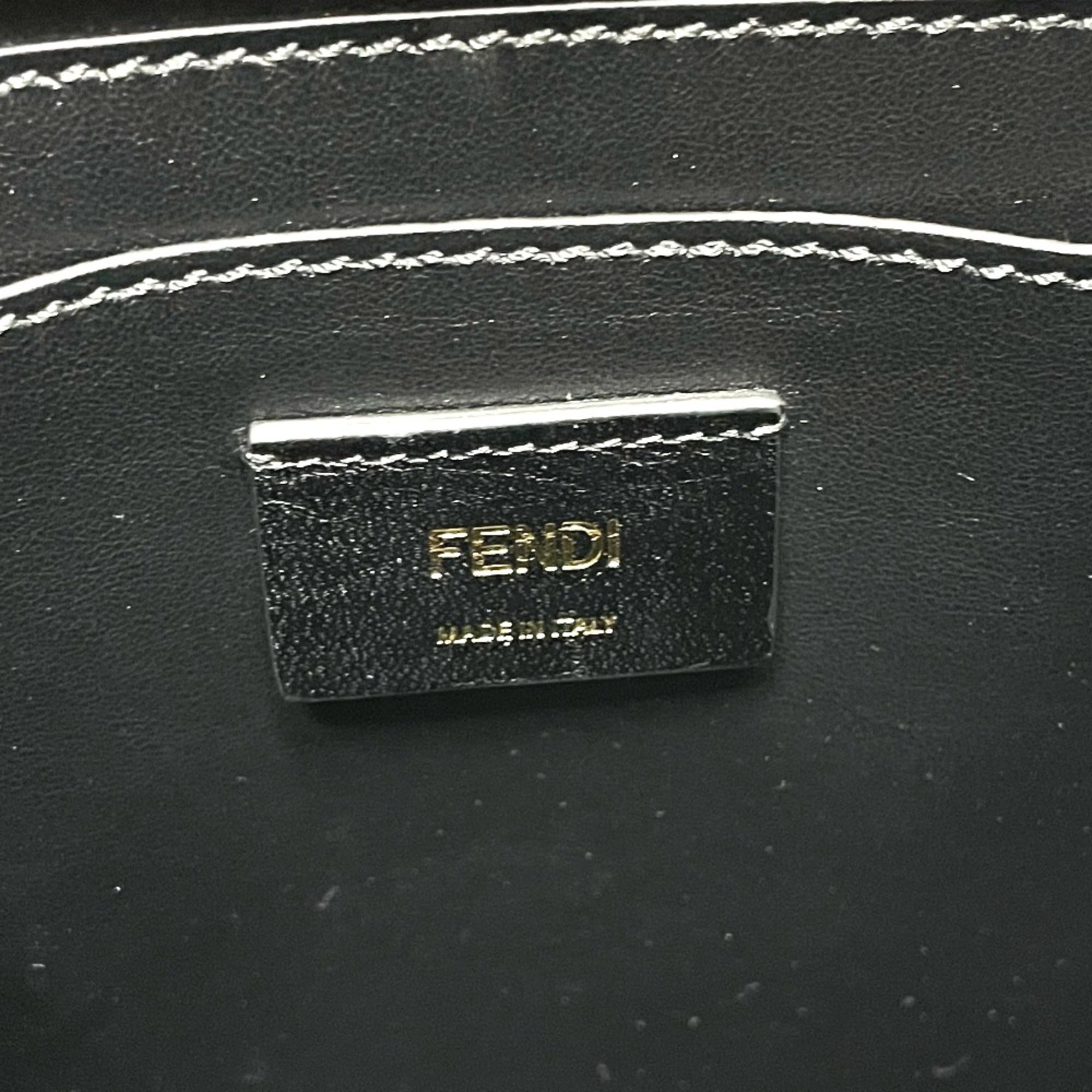 Fendi Yellow Leather Shoulder Bag (Pre-Owned)