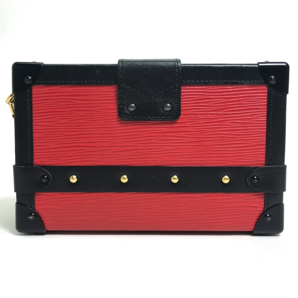 Louis Vuitton Red Leather Shoulder Bag (Pre-Owned)