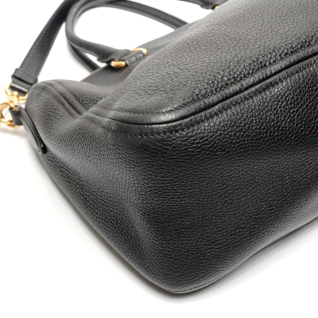 Prada Black Leather Handbag (Pre-Owned)