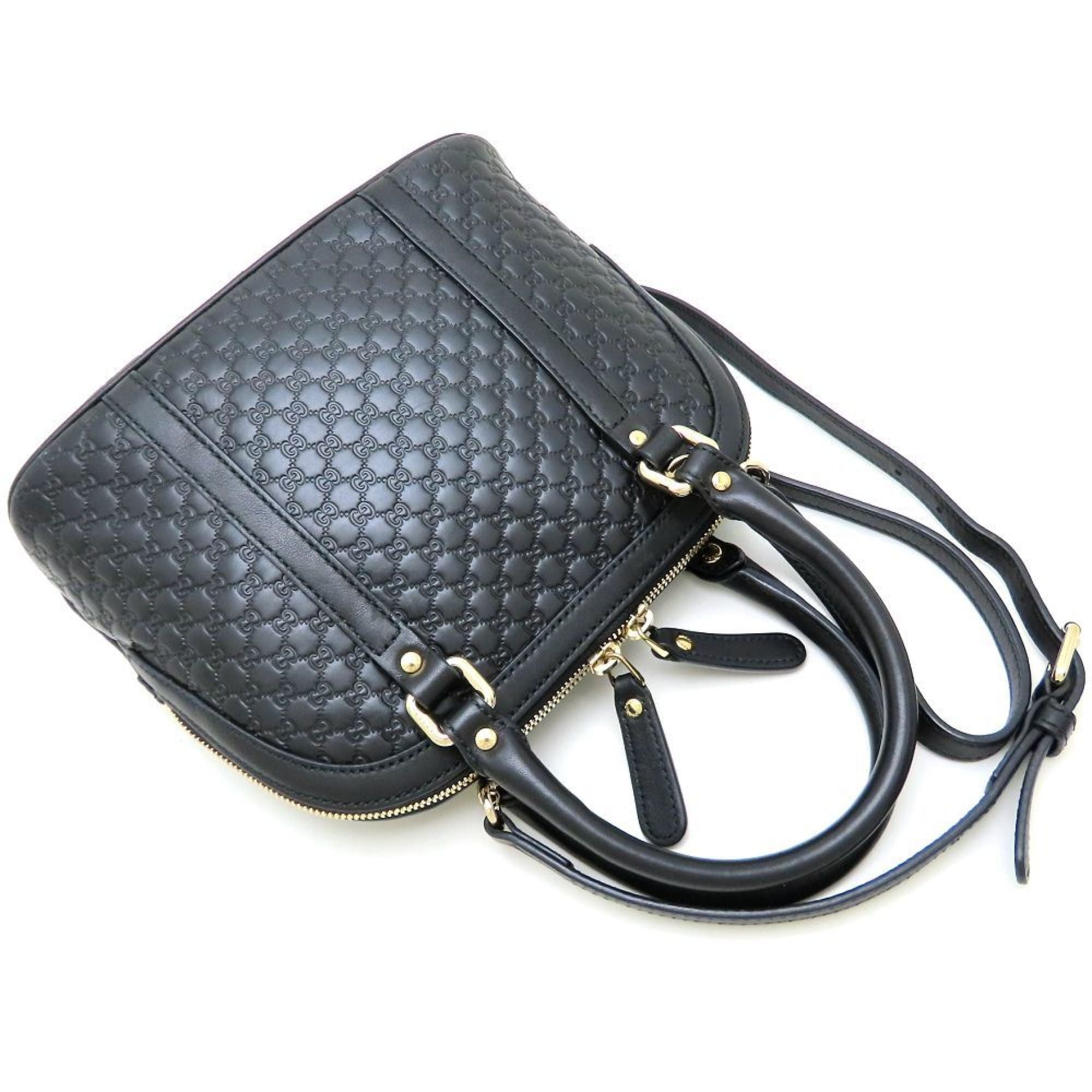 Gucci Black Leather Handbag (Pre-Owned)