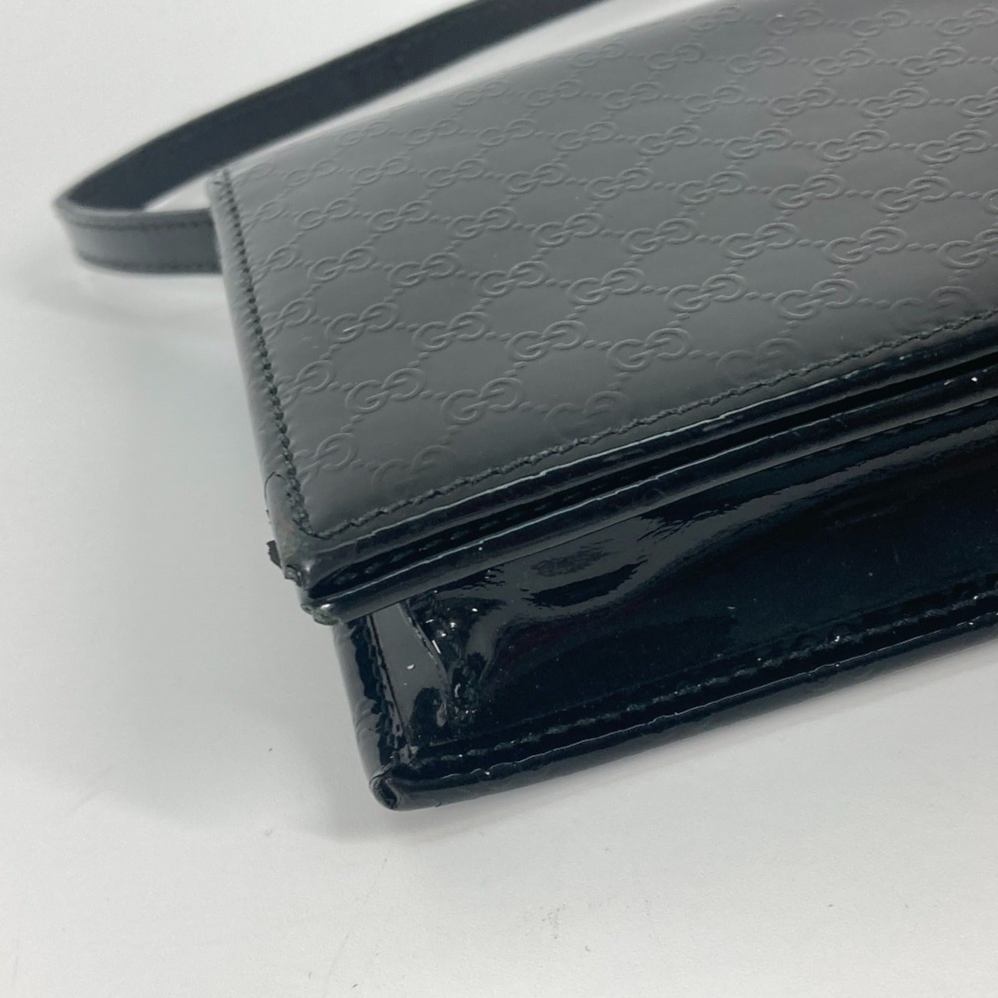 Gucci Black Chain/Shoulder Wallet (Pre-Owned)