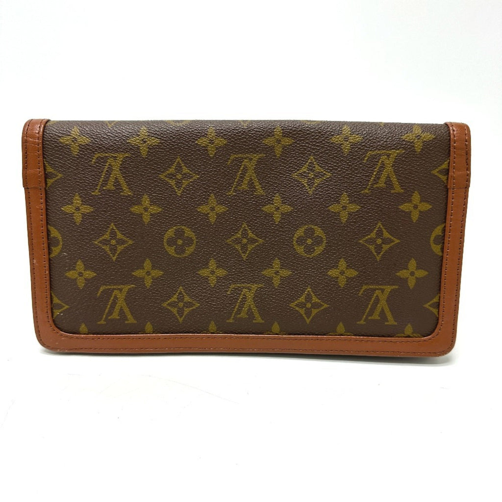 Louis Vuitton Brown Monogram Clutch Bag Pochette (Pre-Owned)
