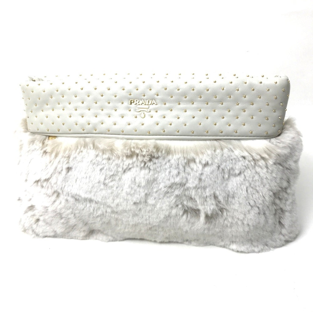 Prada White Other Clutch Bag (Pre-Owned)