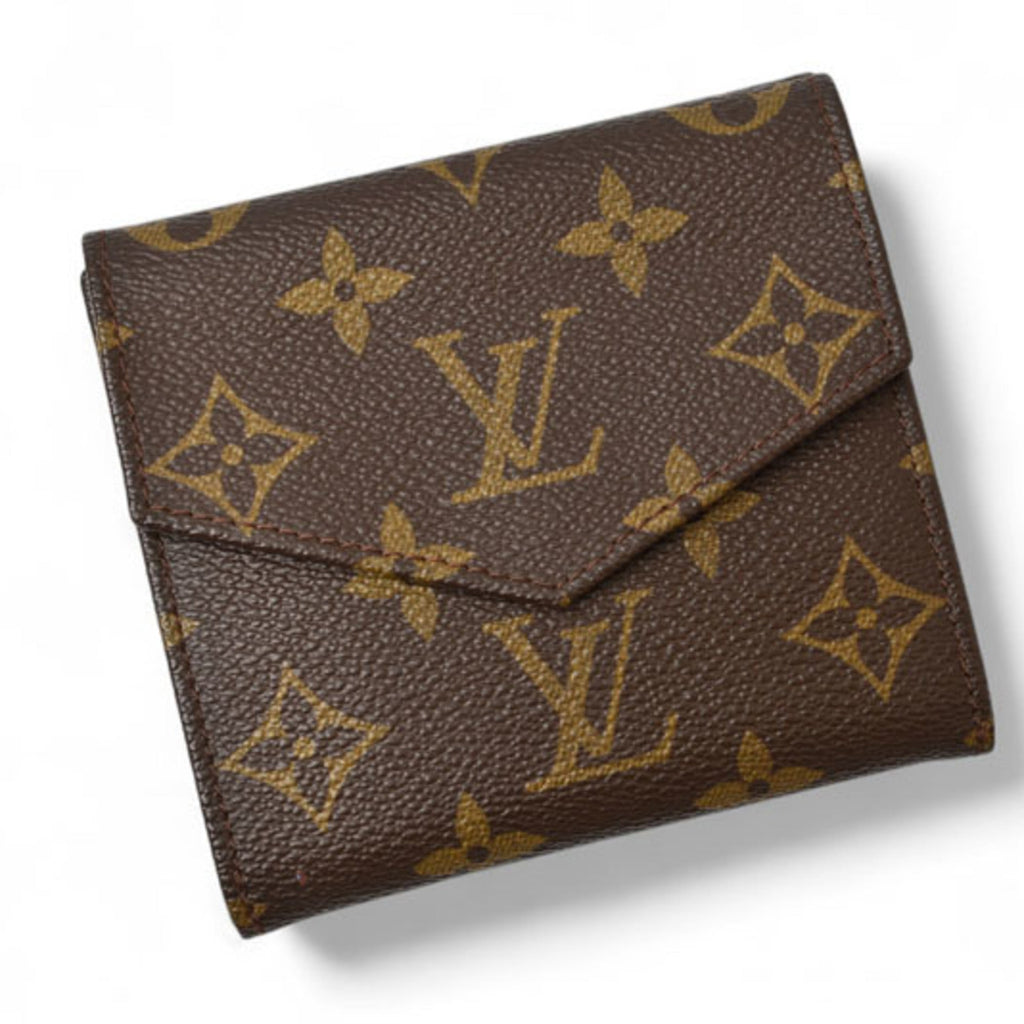 Louis Vuitton Brown Coated Canvas Wallet (Bi-Fold) (Pre-Owned)