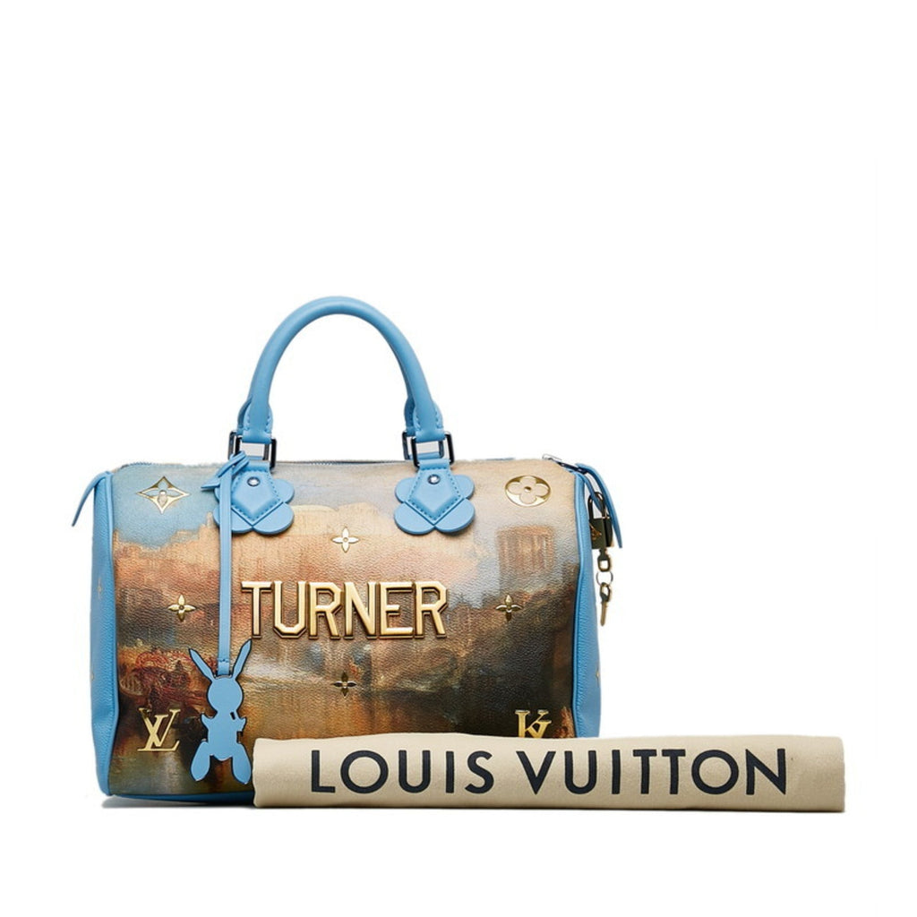 Louis Vuitton Blue Multi-Color Pvc Leather Handbag (Pre-Owned)