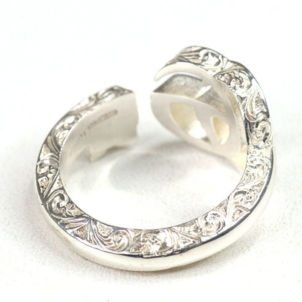 Gucci Silver Sterling Silver 925 Band Ring (Pre-Owned)