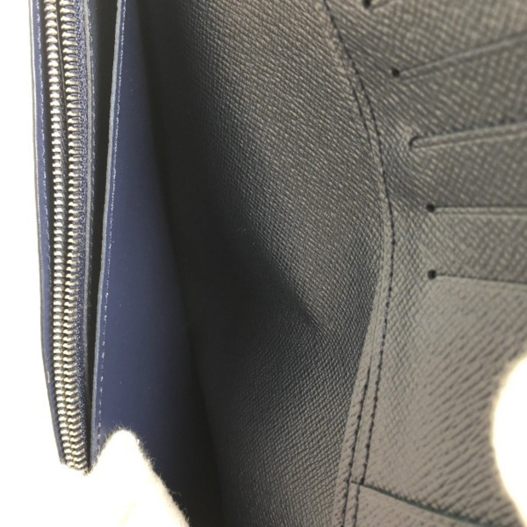 Louis Vuitton Navy Blue Epi Leather Long Wallet (Bi-Fold) (Pre-Owned)
