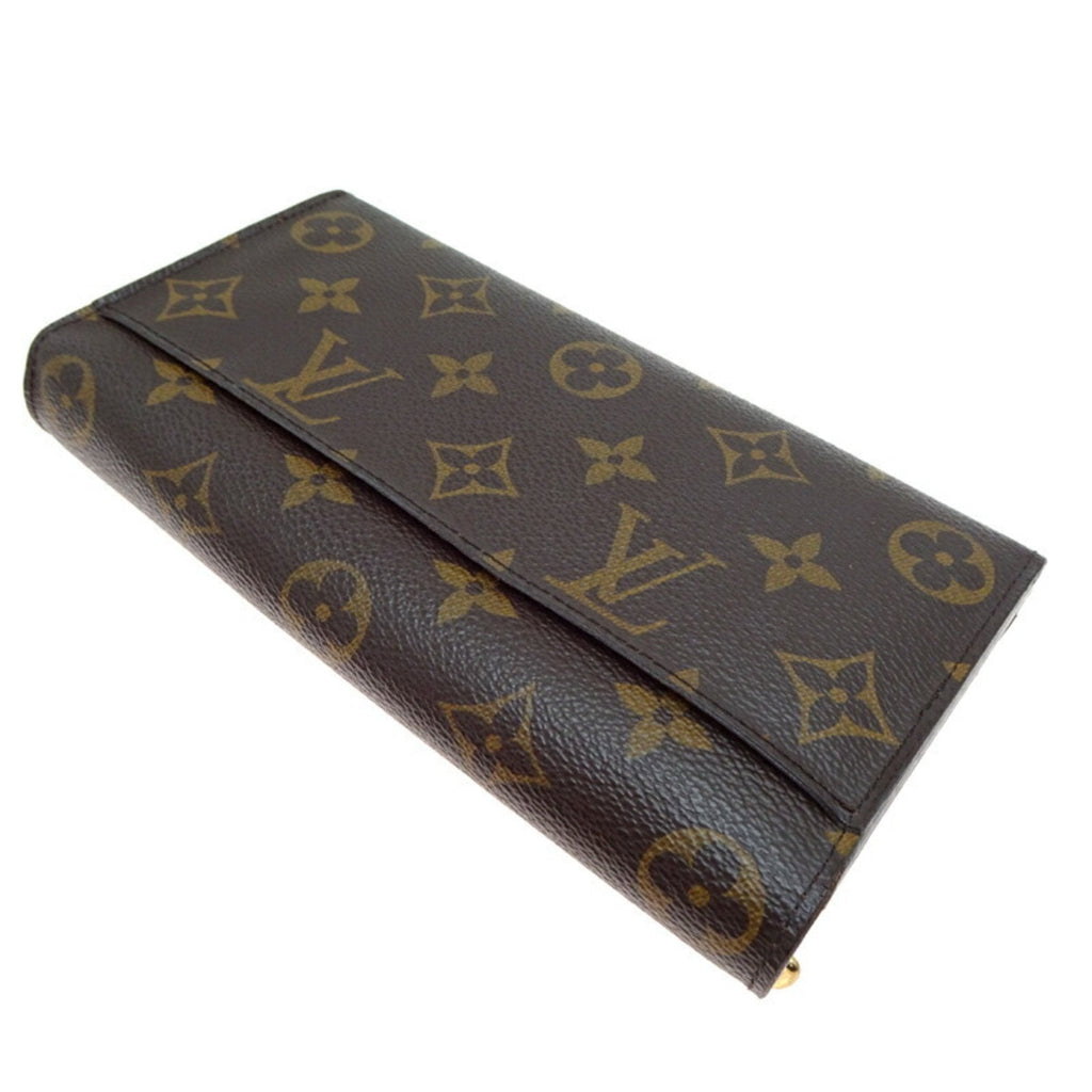 Louis Vuitton Brown Monogram Monogram Long Wallet (Bi-Fold) (Pre-Owned)
