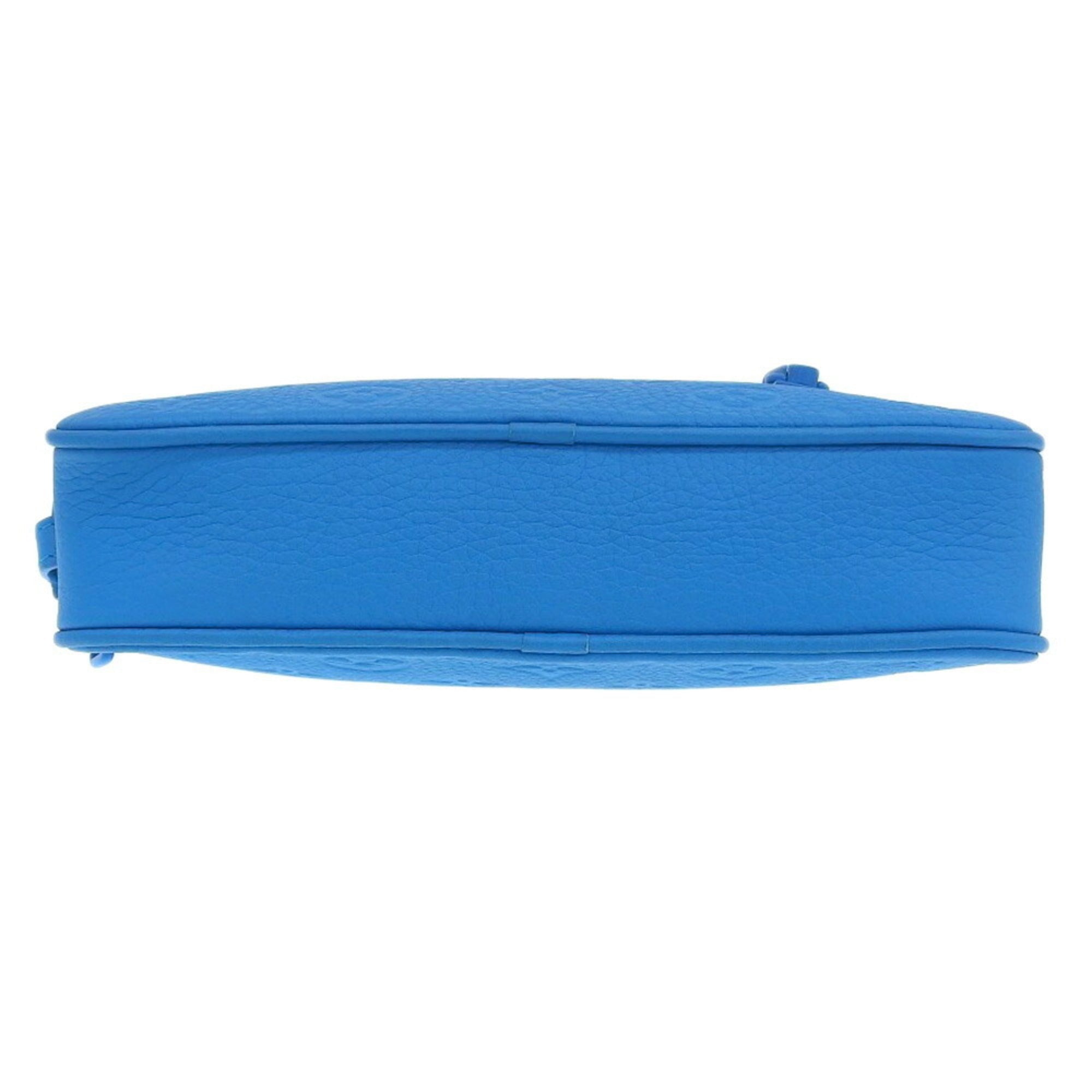 Louis Vuitton Blue Leather Clutch Bag Pochette (Pre-Owned)