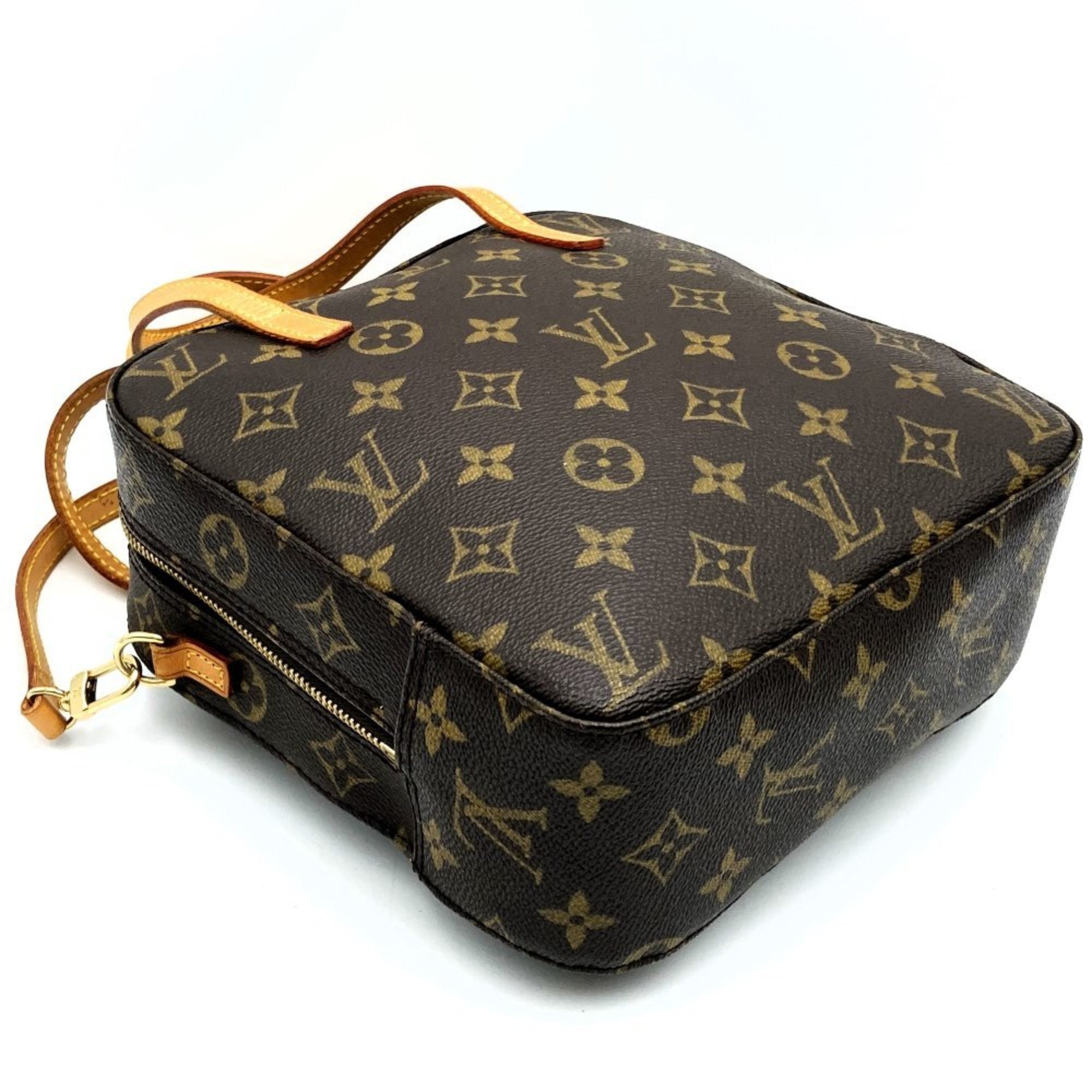 Louis Vuitton Brown Monogram Canvas Shoulder Bag (Pre-Owned)