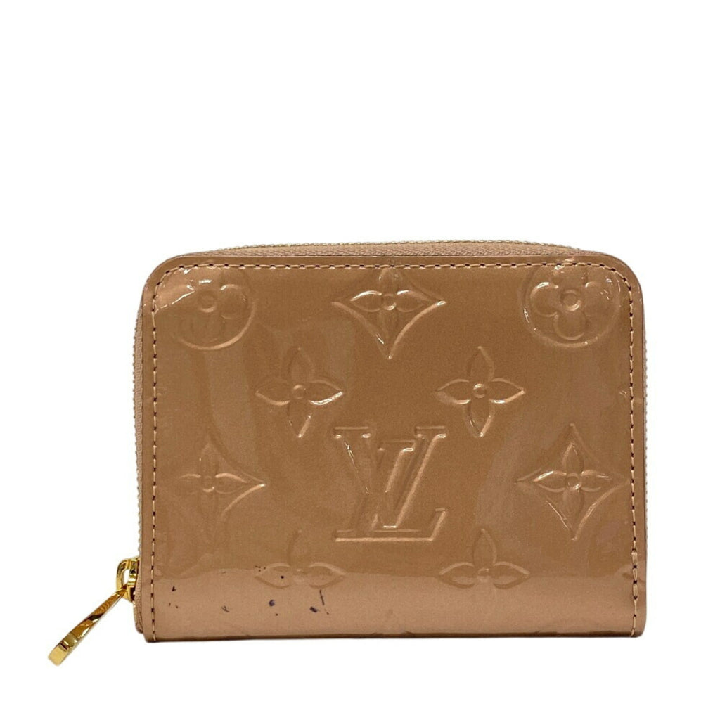Louis Vuitton Monogram Vernis Beige Monogram Vernis Coin Purse/Coin Case (Pre-Owned)