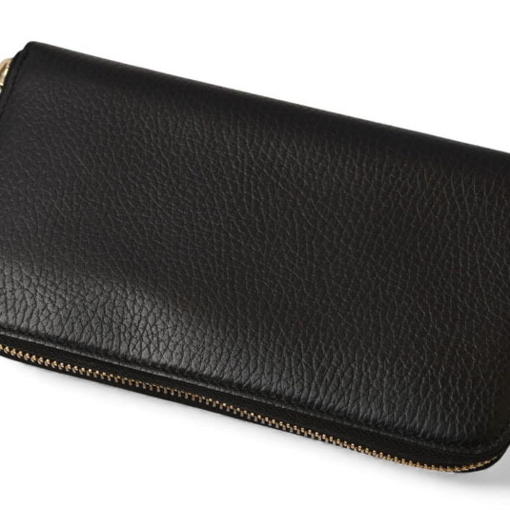 Gucci Black Leather Long Wallet (Bi-Fold) (Pre-Owned)