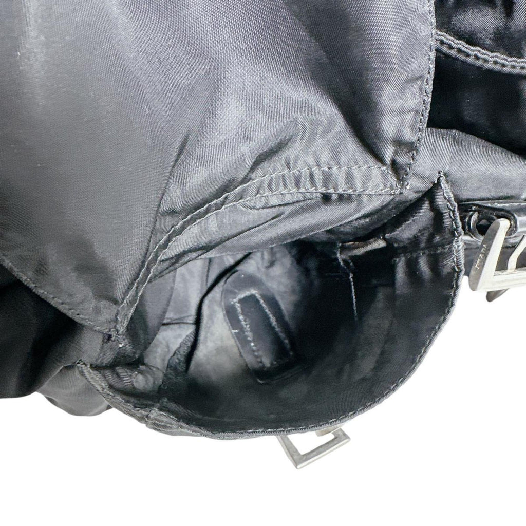 Prada Black Nylon Backpack (Pre-Owned)