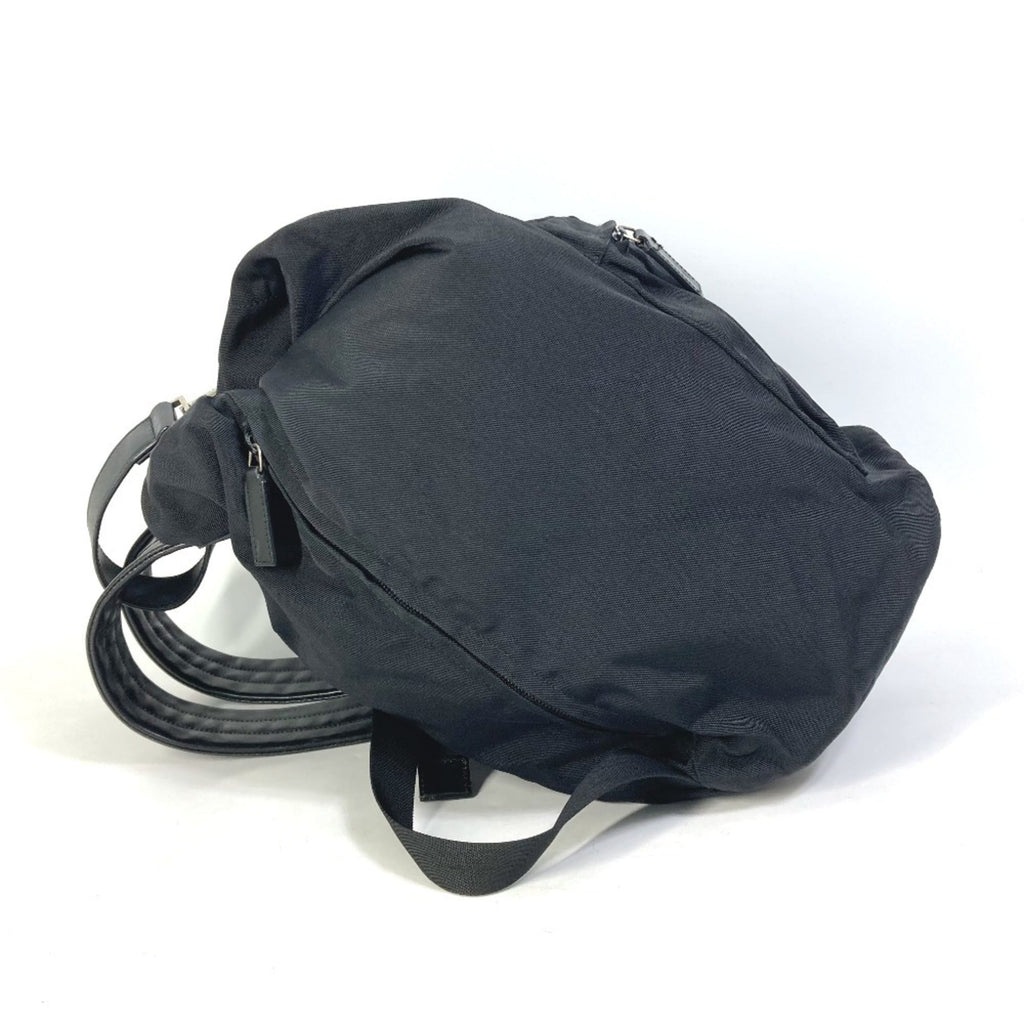 Gucci Black Nylon Leather Backpack (Pre-Owned)