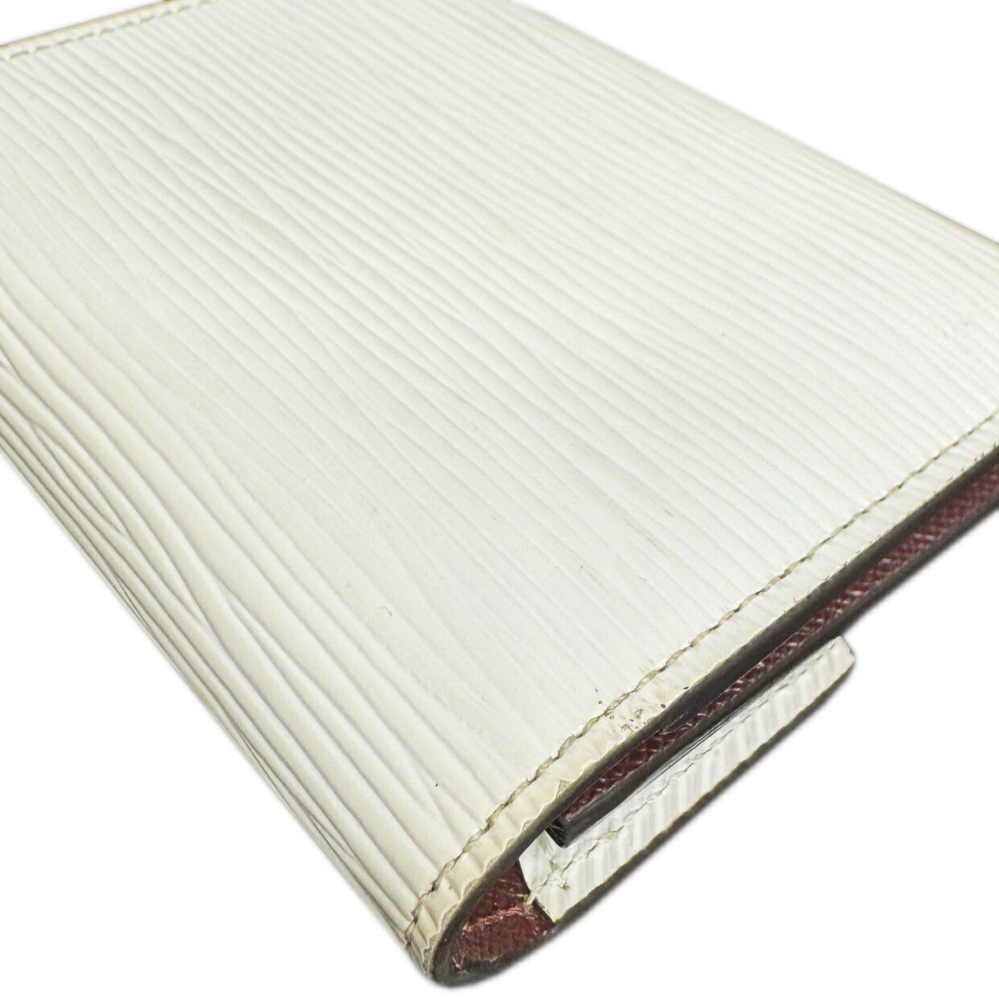Louis Vuitton White Epi Leather Coin Purse/Coin Case (Pre-Owned)
