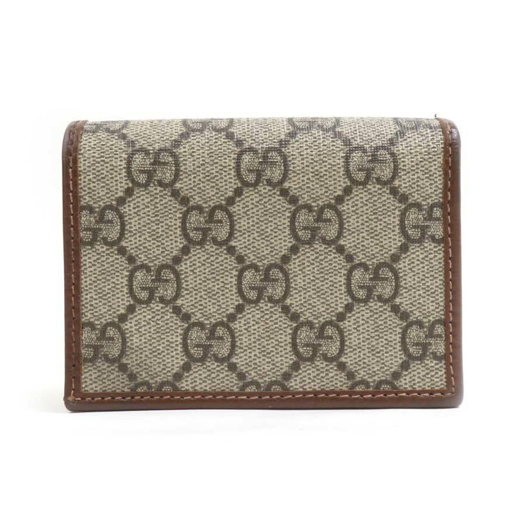 Gucci Brown Gg Supreme Wallet (Bi-Fold) (Pre-Owned)