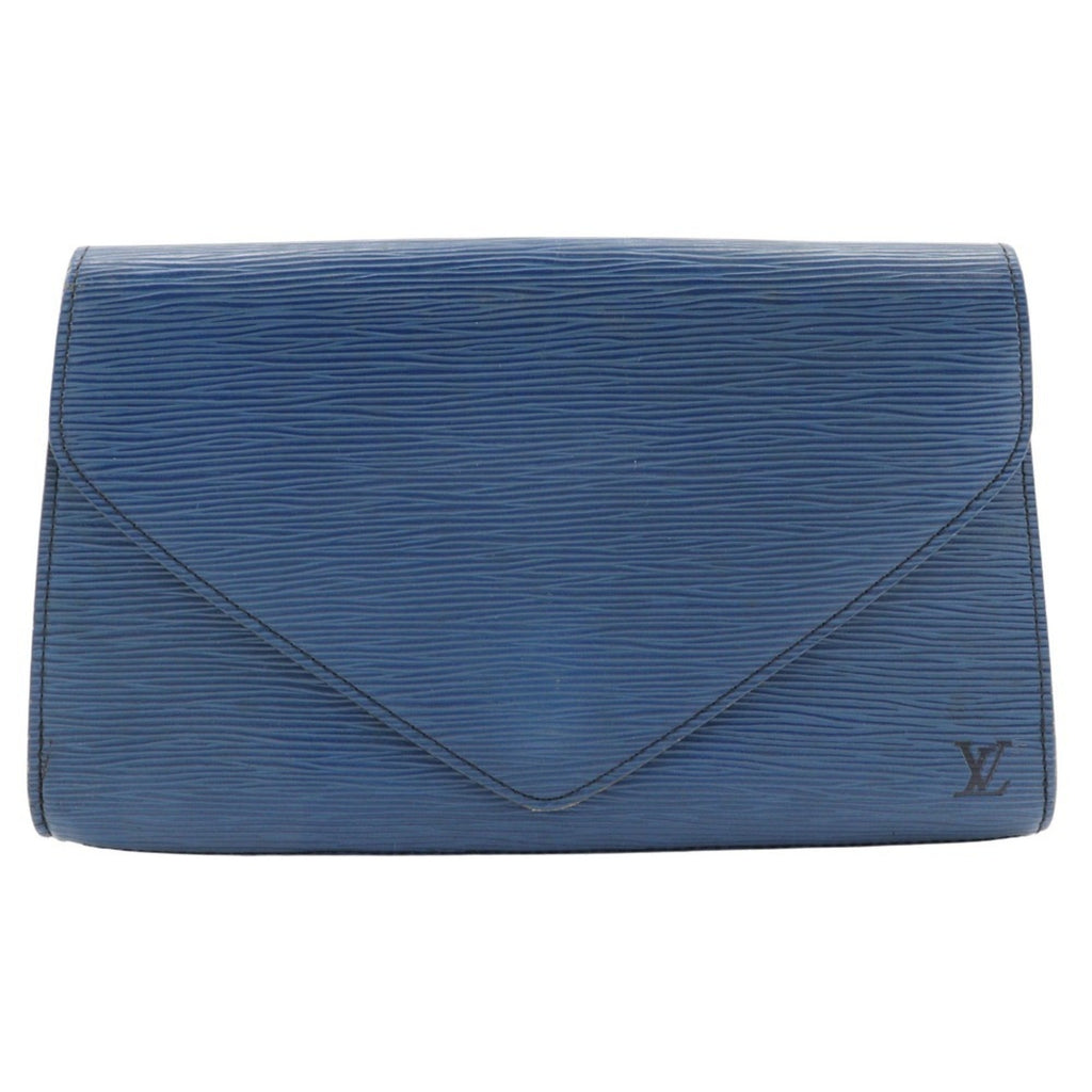 Louis Vuitton Blue Toledo Blue Epi Leather Clutch Bag (Pre-Owned)