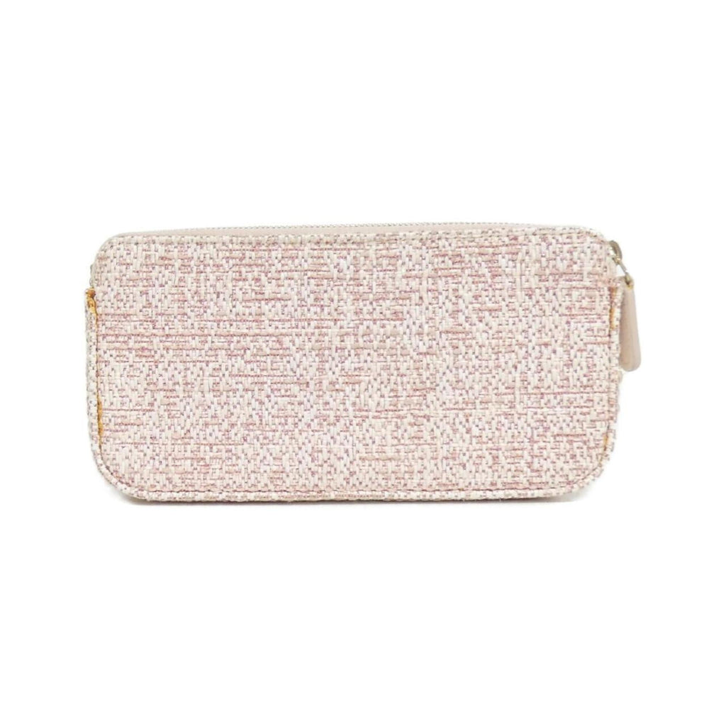 Chanel Pink Canvas Nylon Chain/Shoulder Wallet (Pre-Owned)