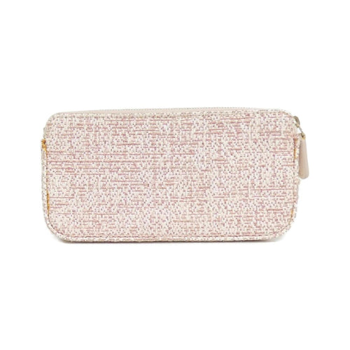 Chanel Pink Canvas Nylon Chain/Shoulder Wallet (Pre-Owned)
