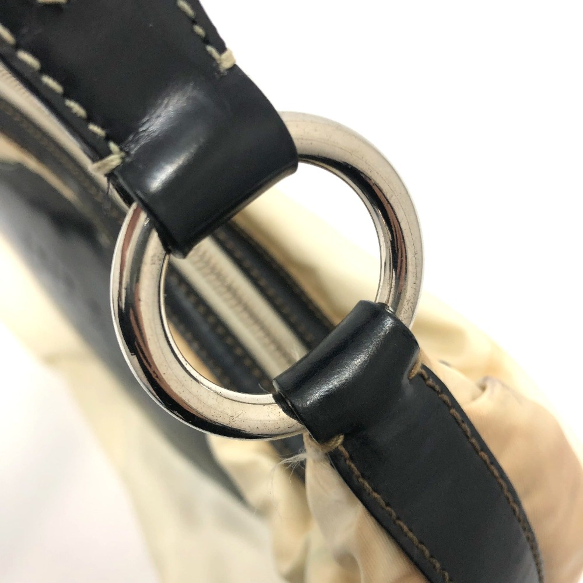 Prada White Cloth Shoulder Bag (Pre-Owned)