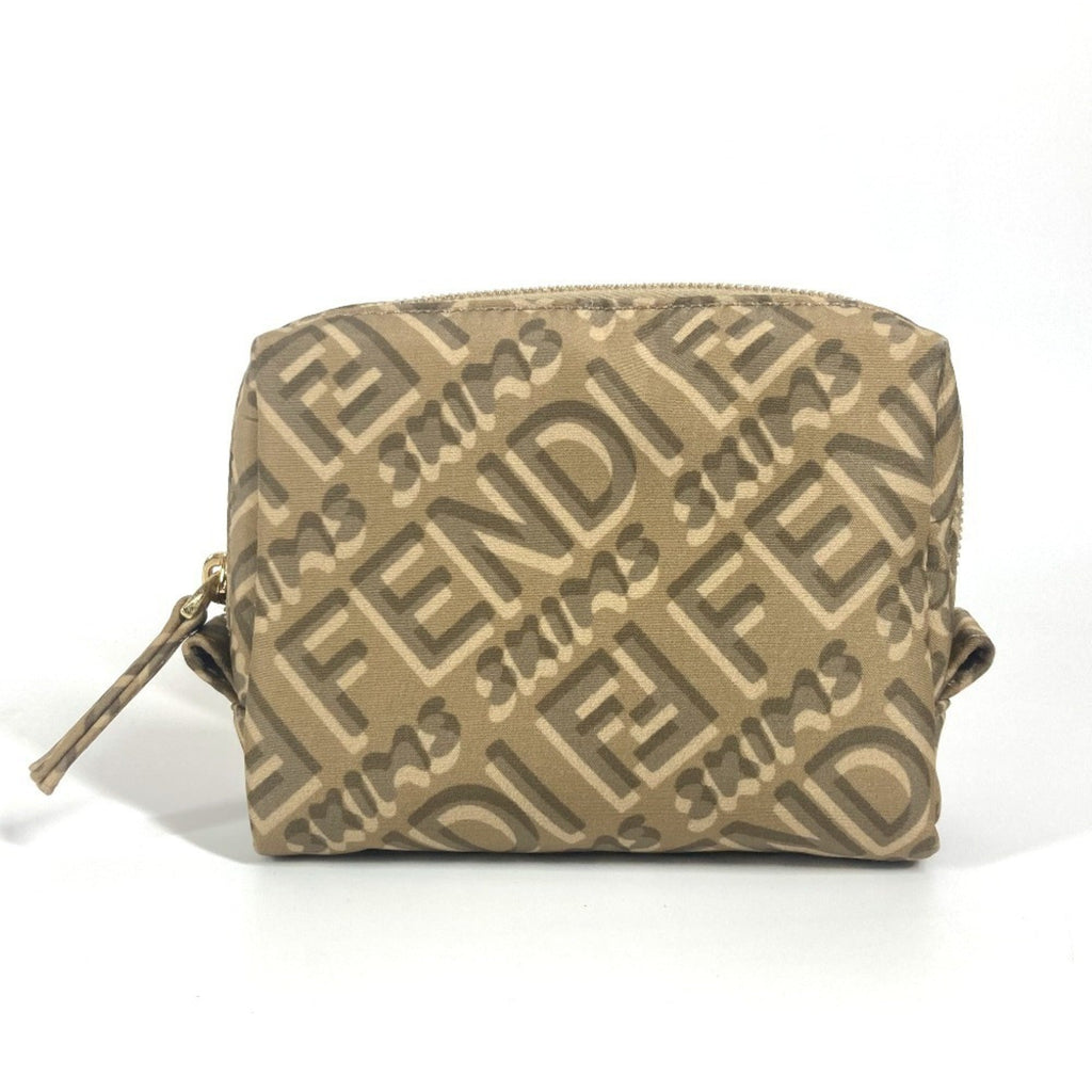 Fendi Beige Nylon Pouch (Pre-Owned)