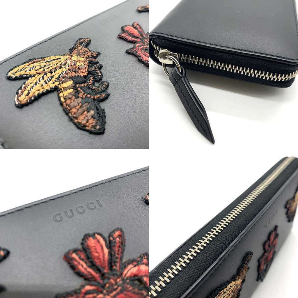 Gucci Leather Long Wallet (Bi-Fold) (Pre-Owned)