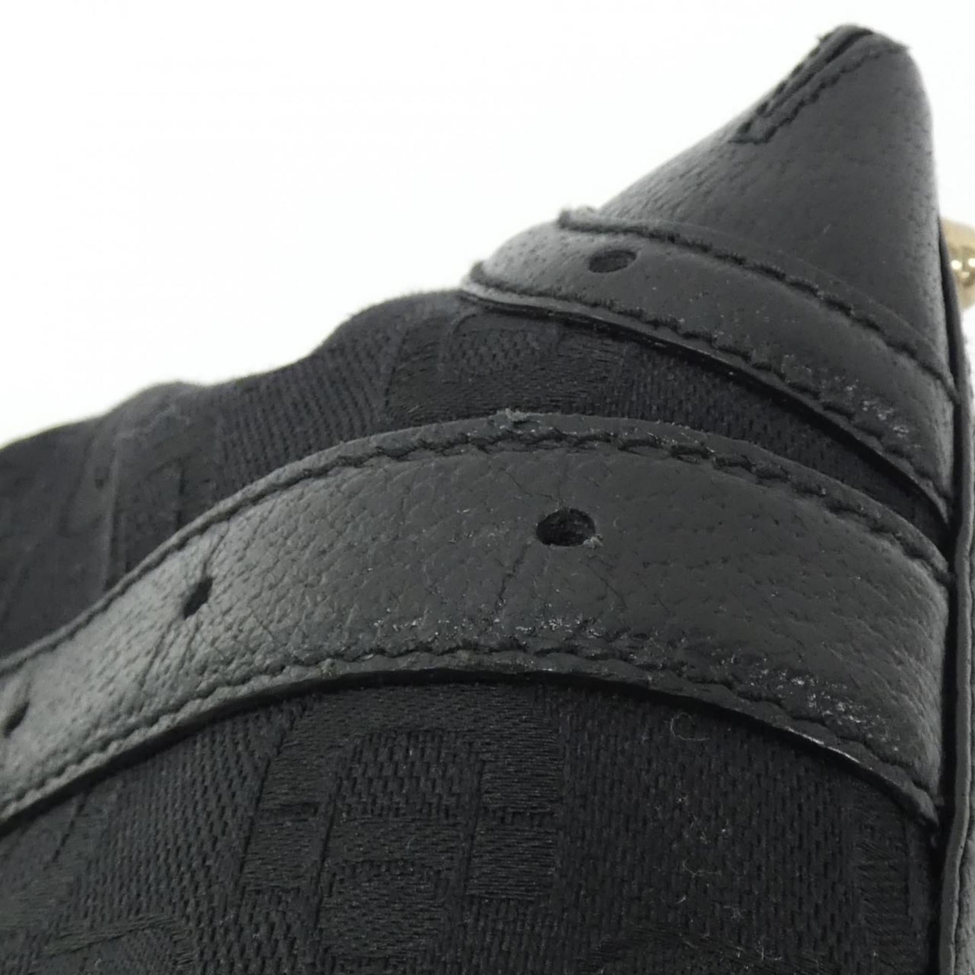 Gucci Black Canvas Shoulder Bag (Pre-Owned)