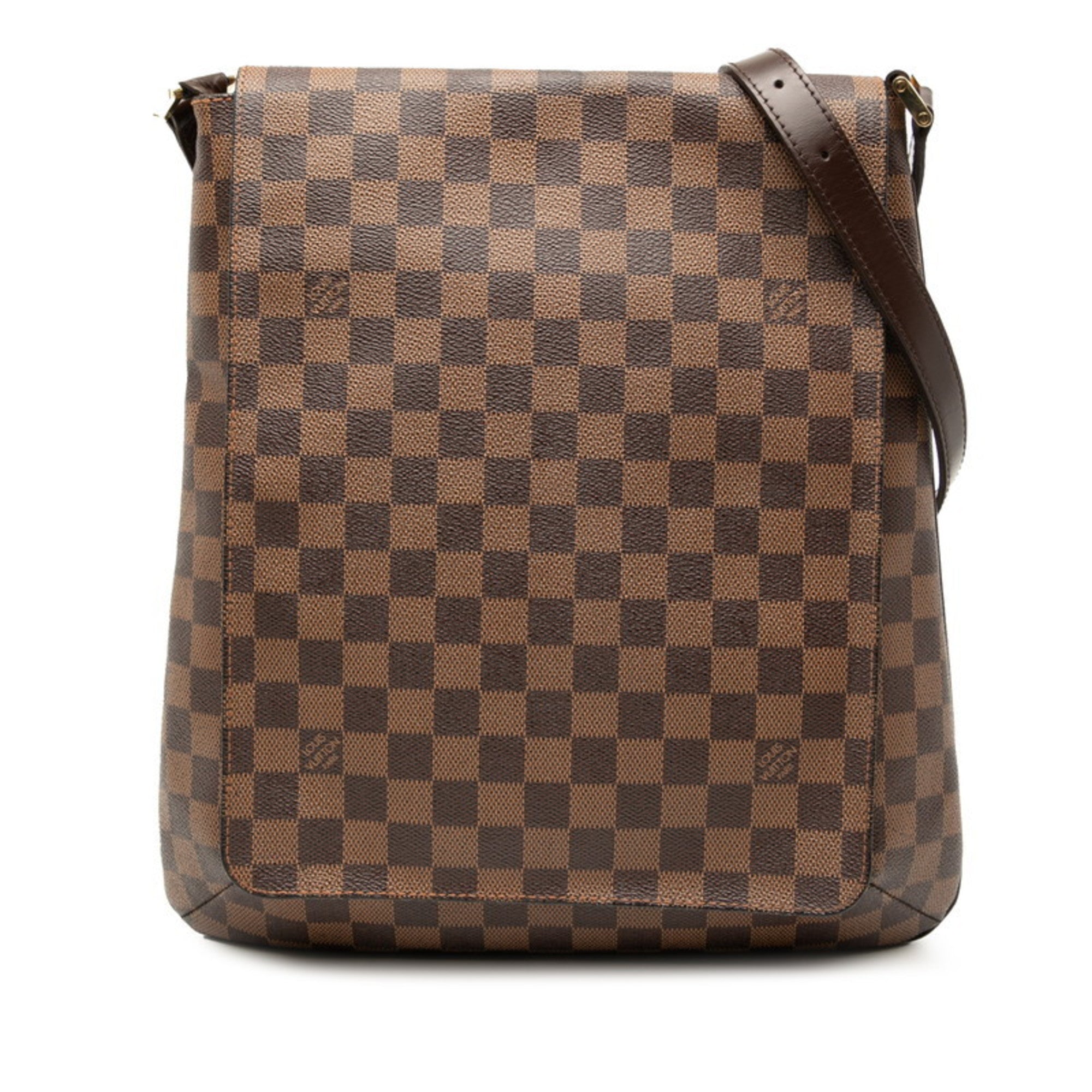 Louis Vuitton Brown Pvc Leather Shoulder Bag (Pre-Owned)