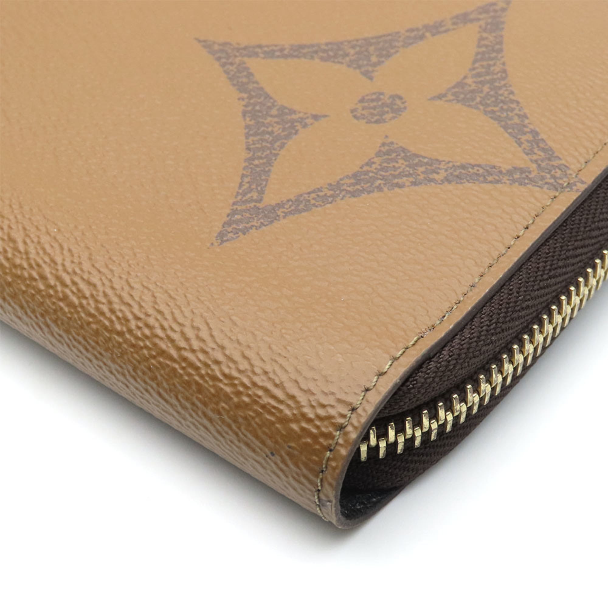 Louis Vuitton Brown Monogram Reverse Long Wallet (Bi-Fold) (Pre-Owned)