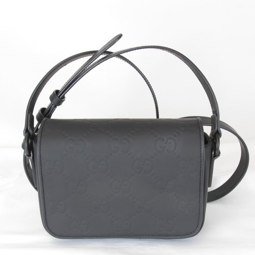 Gucci Black Rubber Shoulder Bag (Pre-Owned)